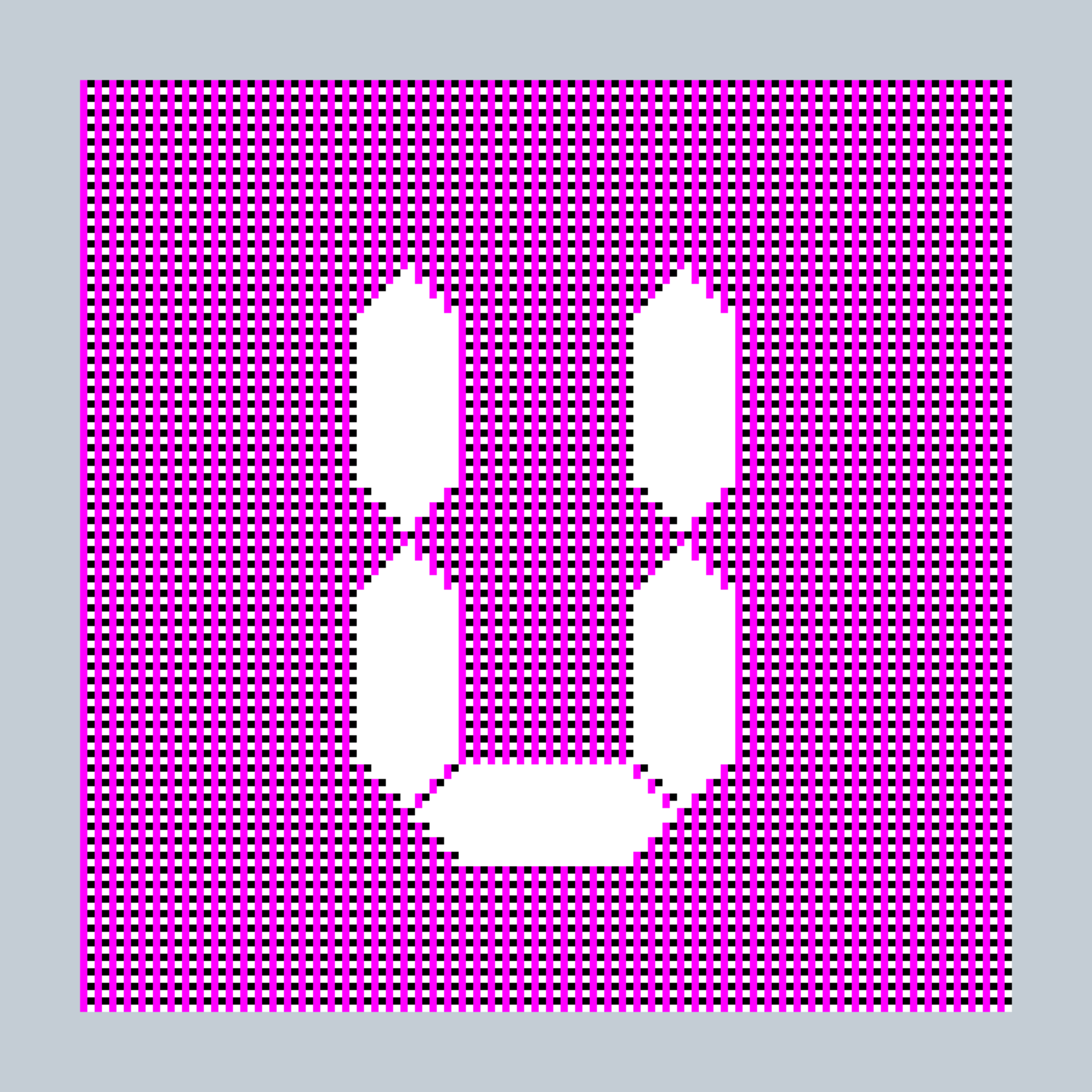 Art Blocks - Art Blocks v2 - 27-Bit Digital #434 - NFT # 21000434