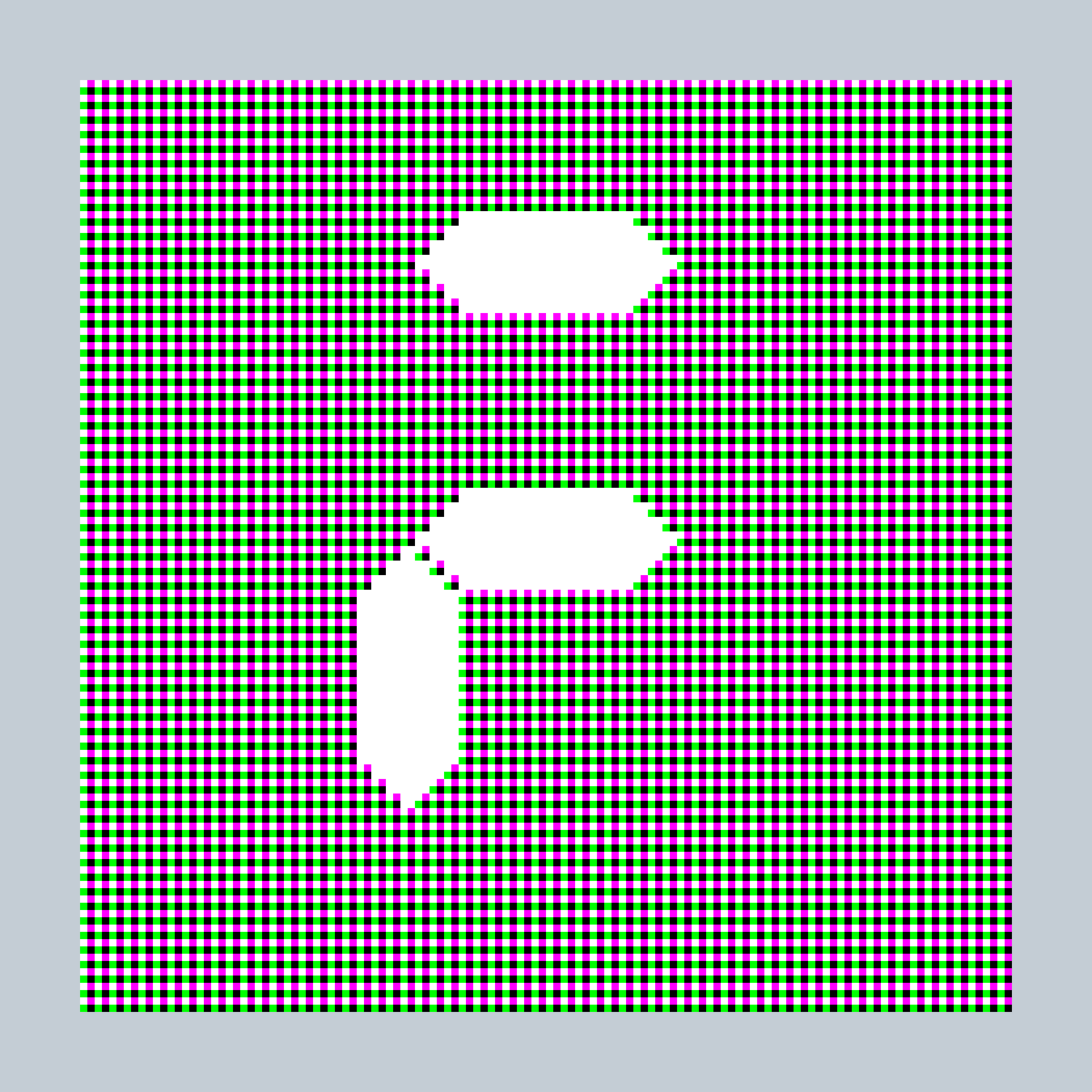 Art Blocks - Art Blocks v2 - 27-Bit Digital #436 - NFT # 21000436