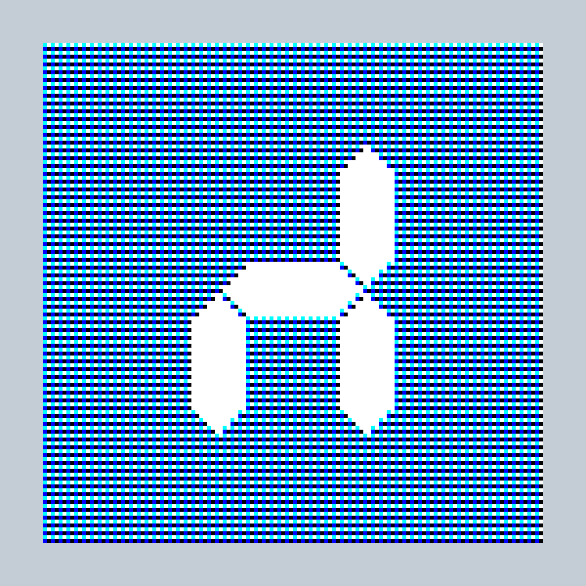 Art Blocks - Art Blocks v2 - 27-Bit Digital #438 - NFT # 21000438