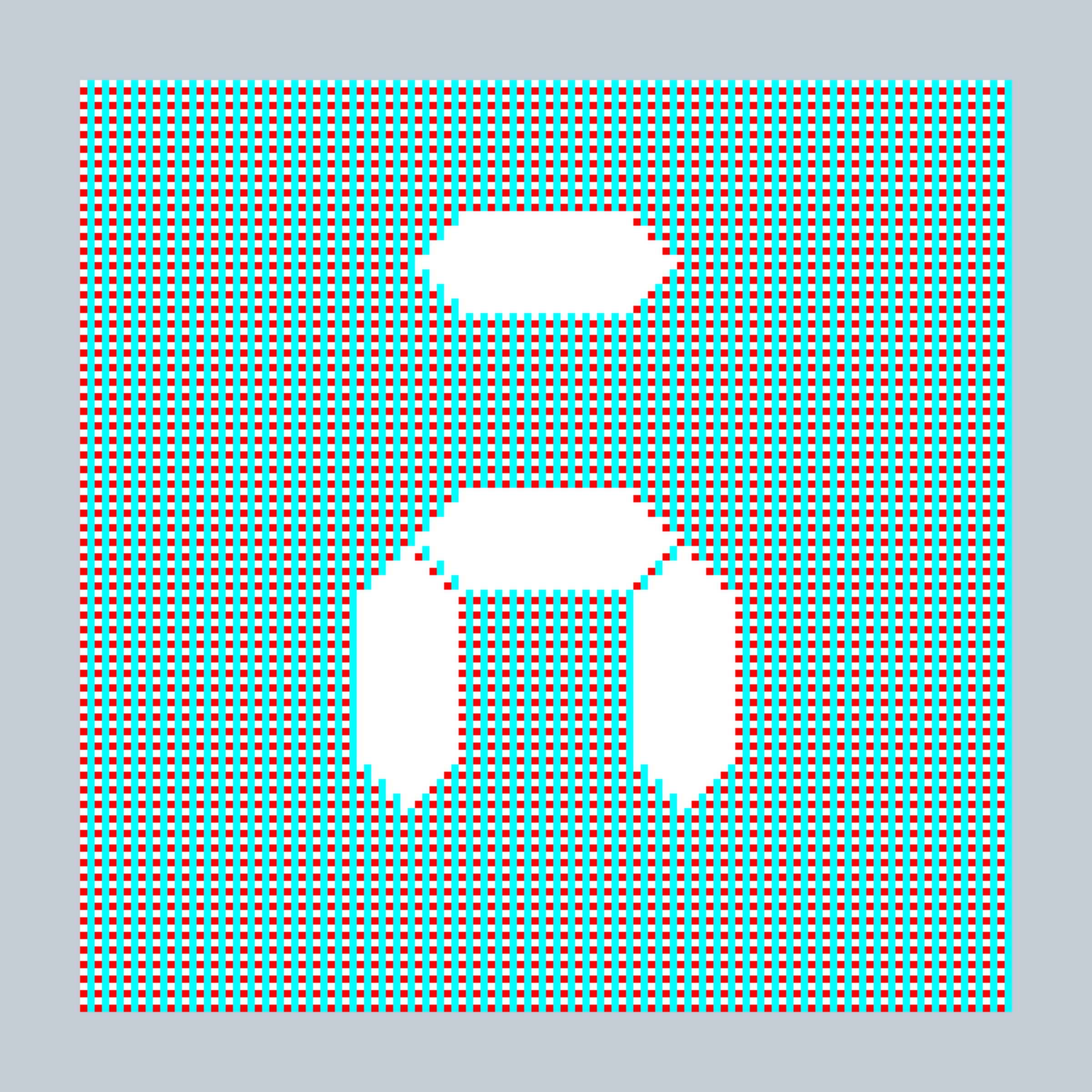 Art Blocks - Art Blocks v2 - 27-Bit Digital #445 - NFT # 21000445