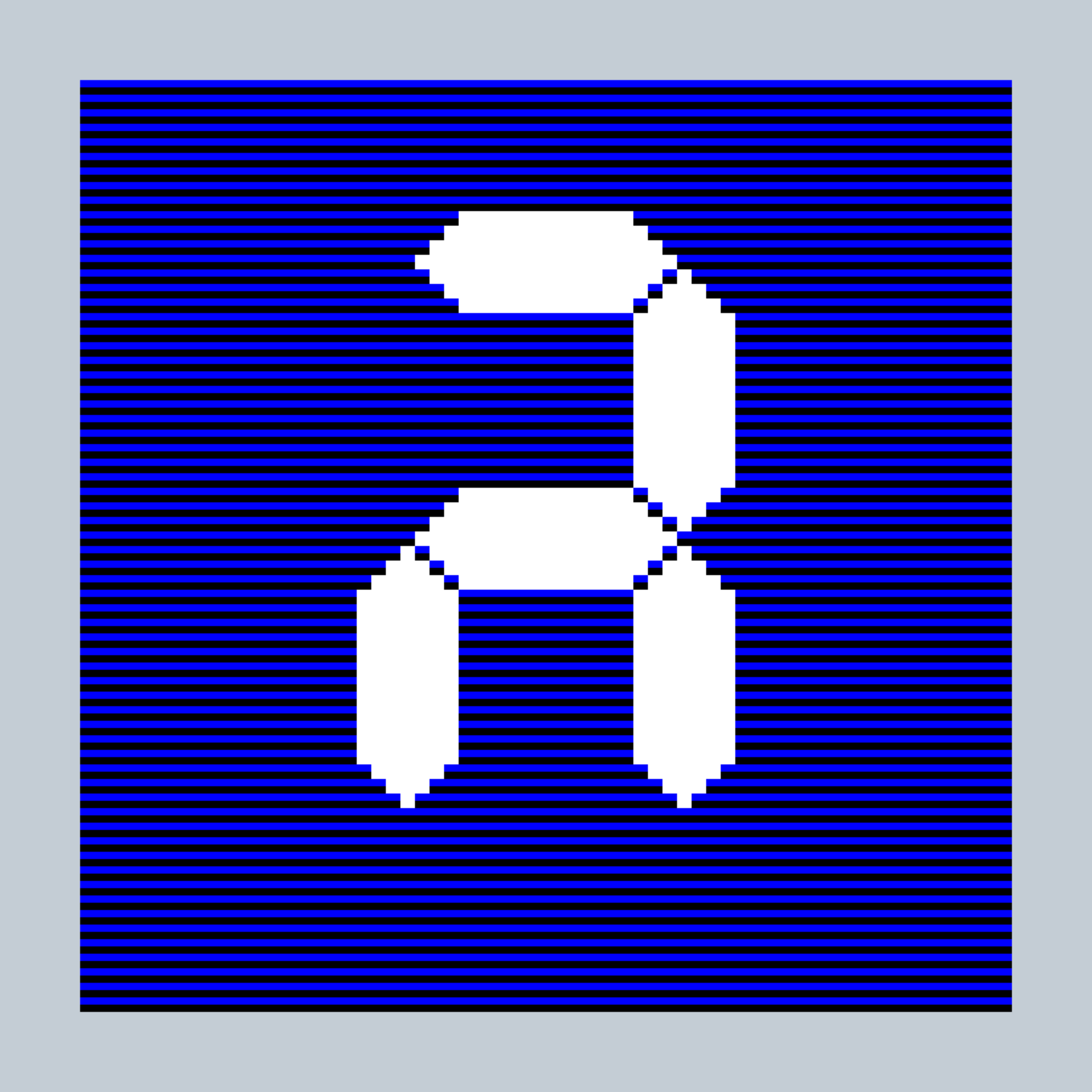 Art Blocks - Art Blocks v2 - 27-Bit Digital #447 - NFT # 21000447