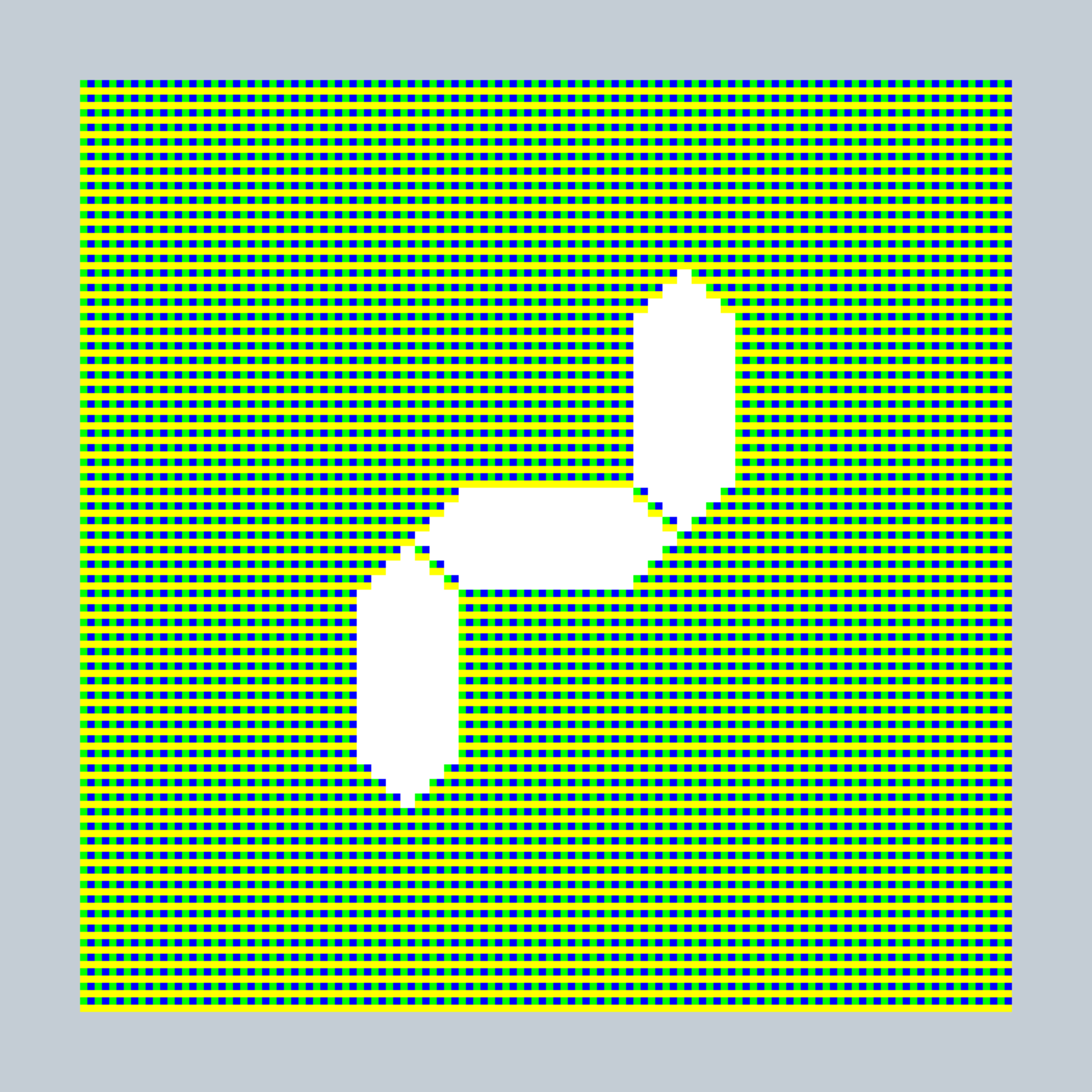 Art Blocks - Art Blocks v2 - 27-Bit Digital #450 - NFT # 21000450