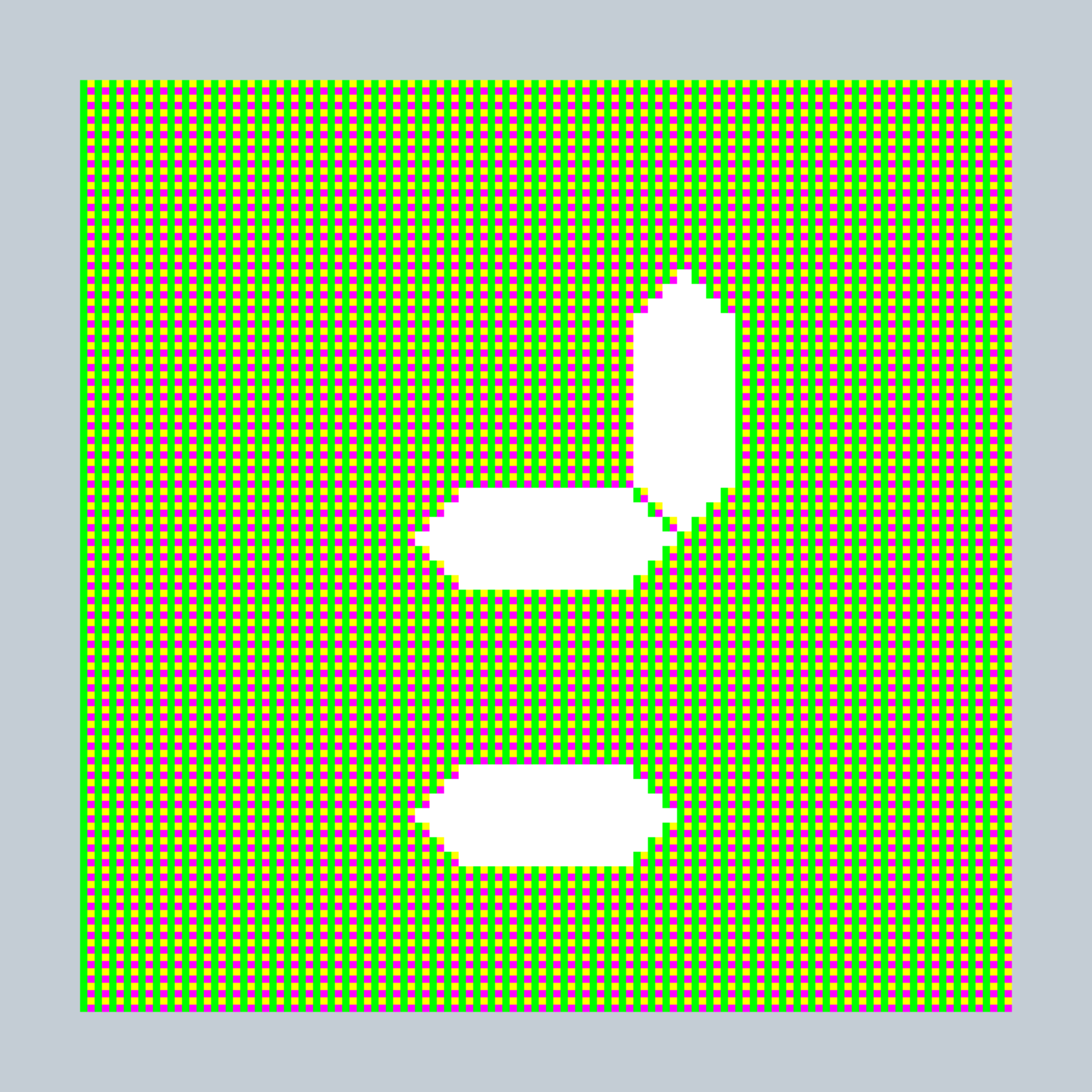 Art Blocks - Art Blocks v2 - 27-Bit Digital #455 - NFT # 21000455