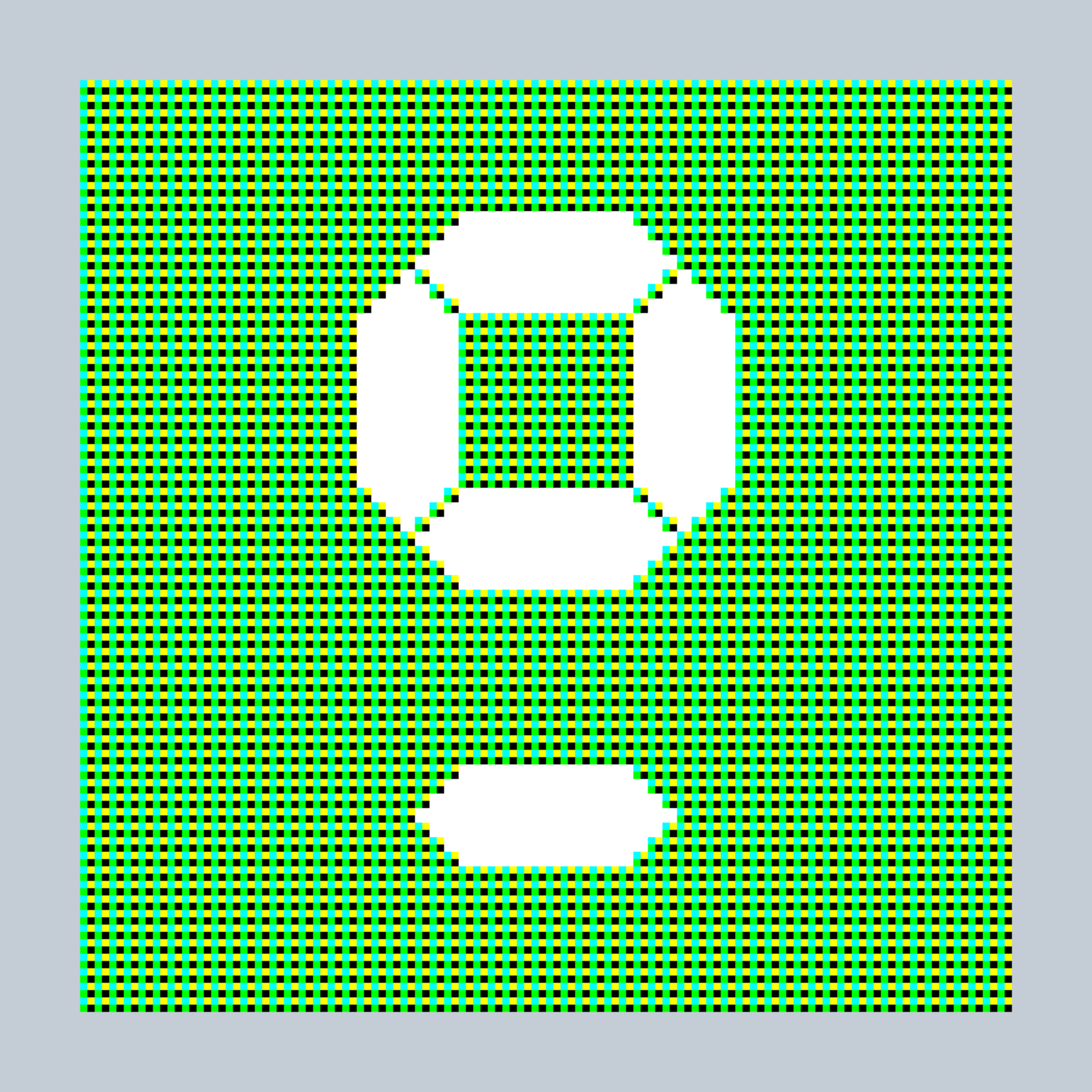 Art Blocks - Art Blocks v2 - 27-Bit Digital #456 - NFT # 21000456