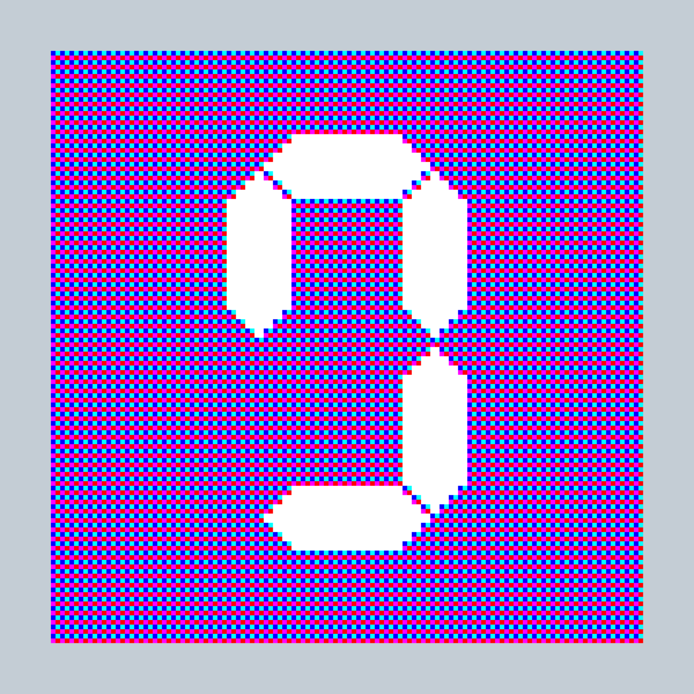 Art Blocks - Art Blocks v2 - 27-Bit Digital #458 - NFT # 21000458