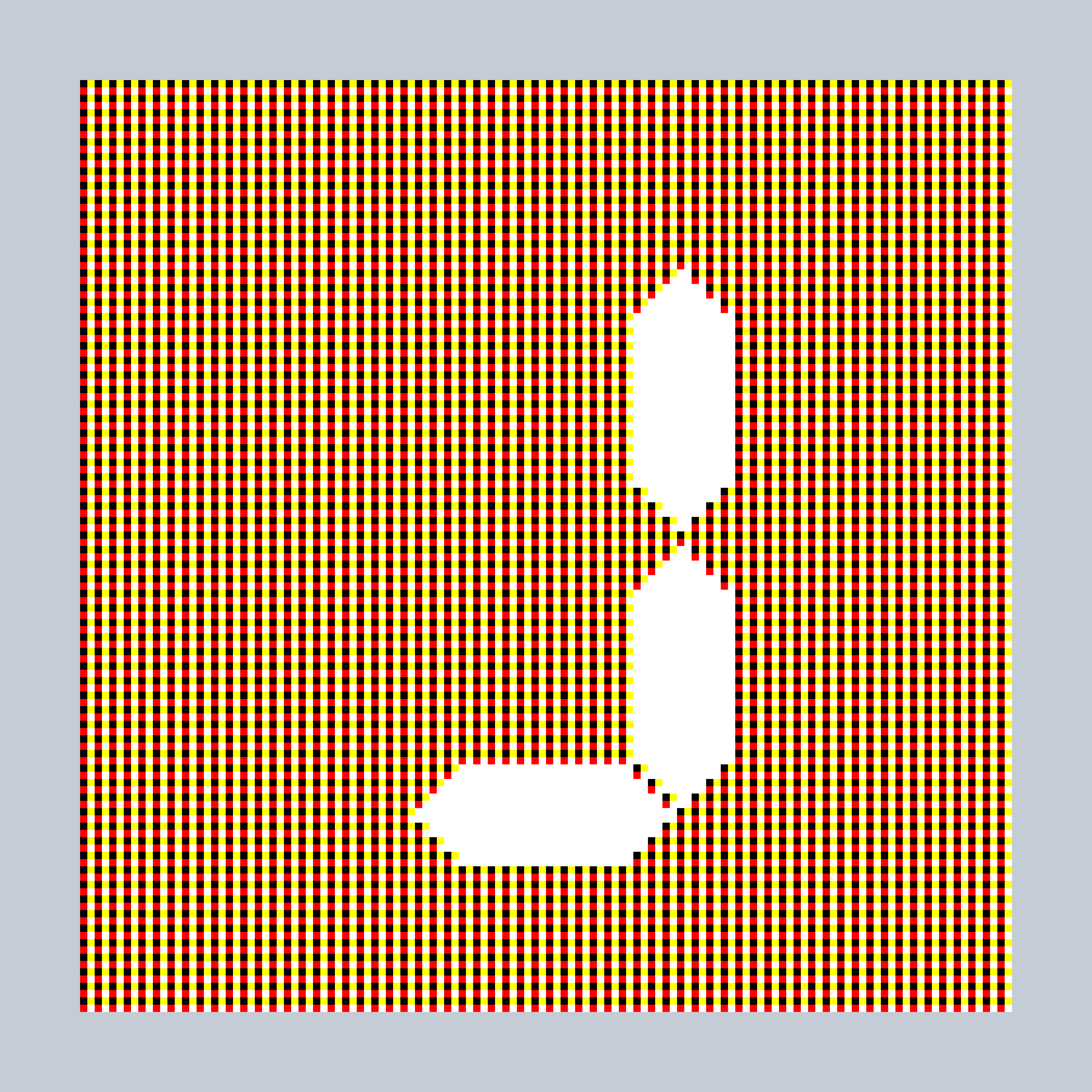 Art Blocks - Art Blocks v2 - 27-Bit Digital #460 - NFT # 21000460