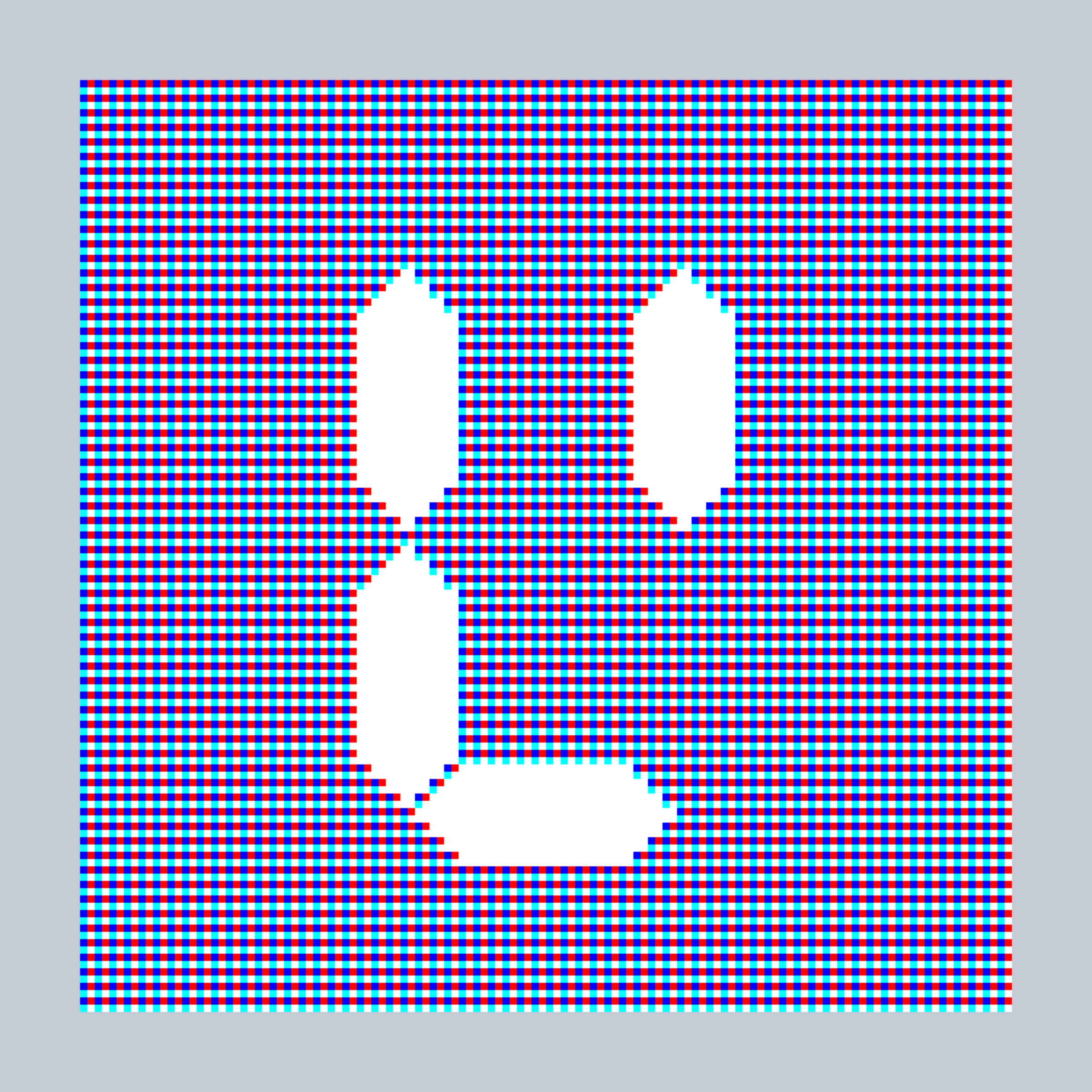 Art Blocks - Art Blocks v2 - 27-Bit Digital #461 - NFT # 21000461