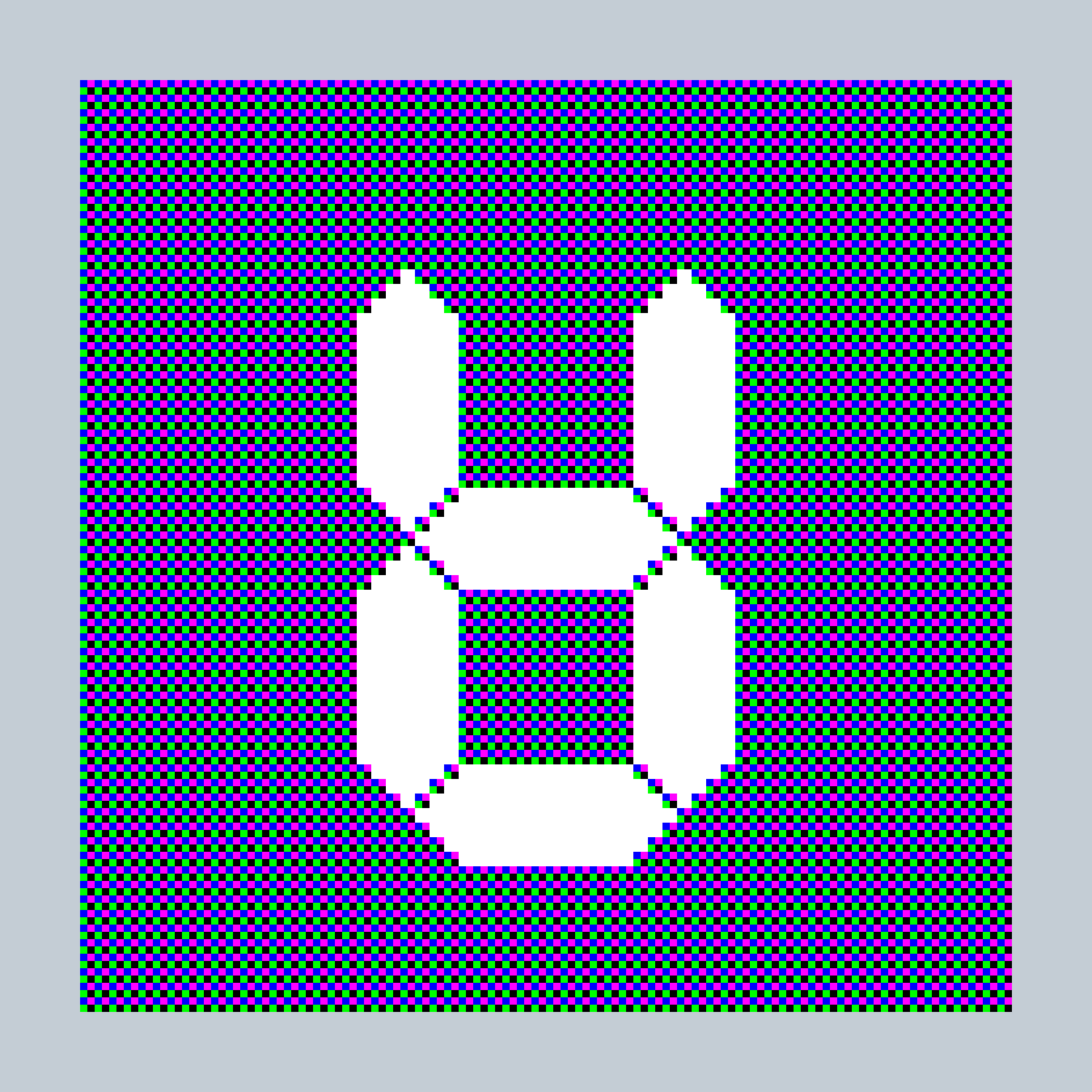 Art Blocks - Art Blocks v2 - 27-Bit Digital #470 - NFT # 21000470