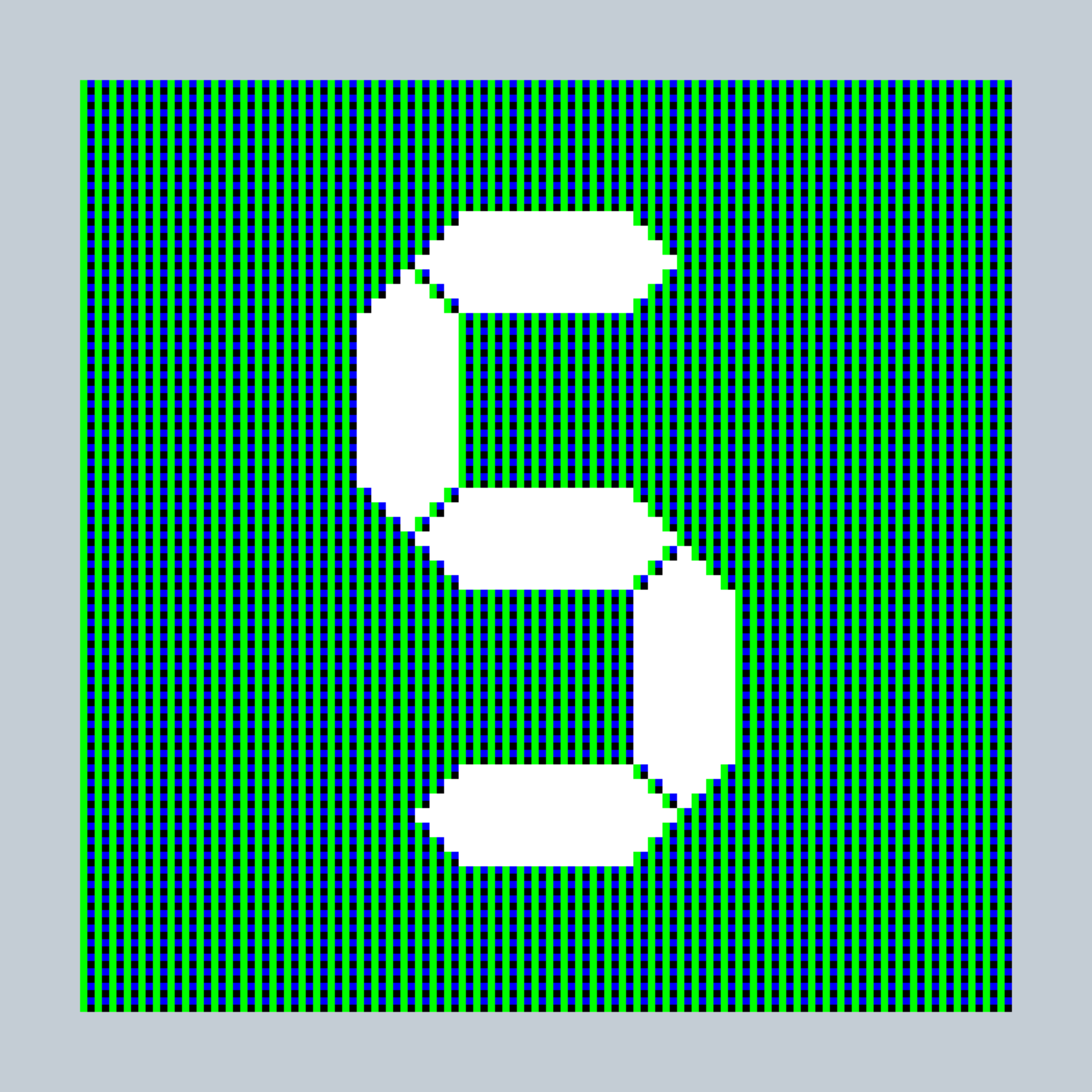 Art Blocks - Art Blocks v2 - 27-Bit Digital #474 - NFT # 21000474