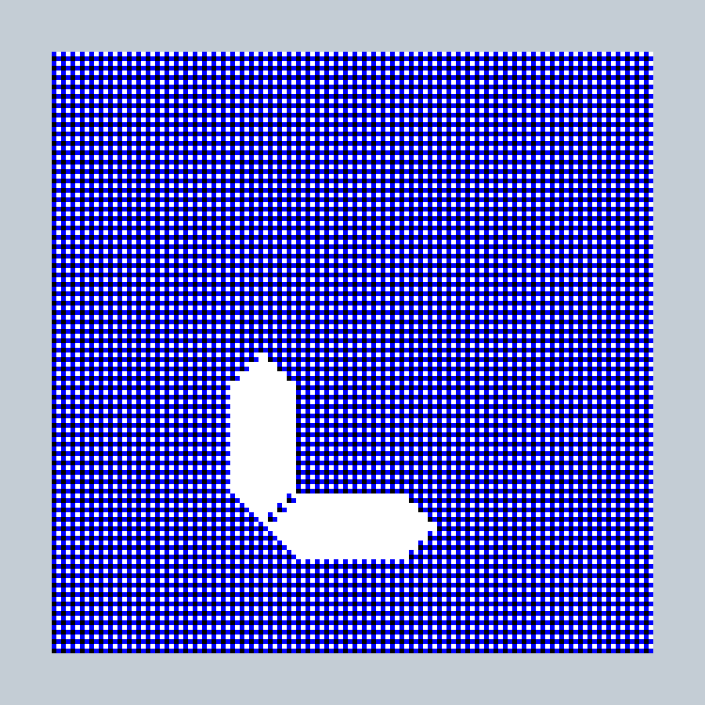 Art Blocks - Art Blocks v2 - 27-Bit Digital #476 - NFT # 21000476