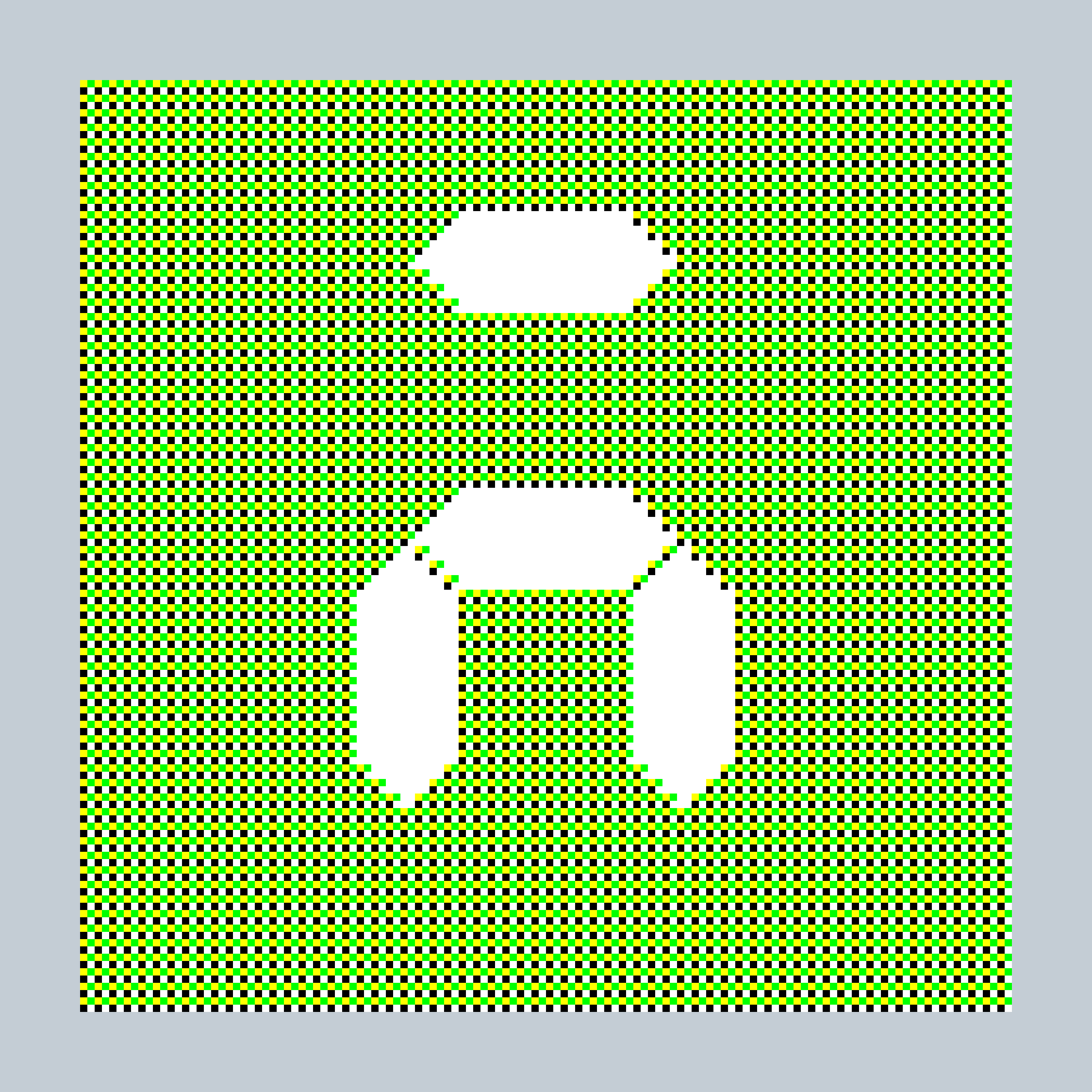 Art Blocks - Art Blocks v2 - 27-Bit Digital #477 - NFT # 21000477