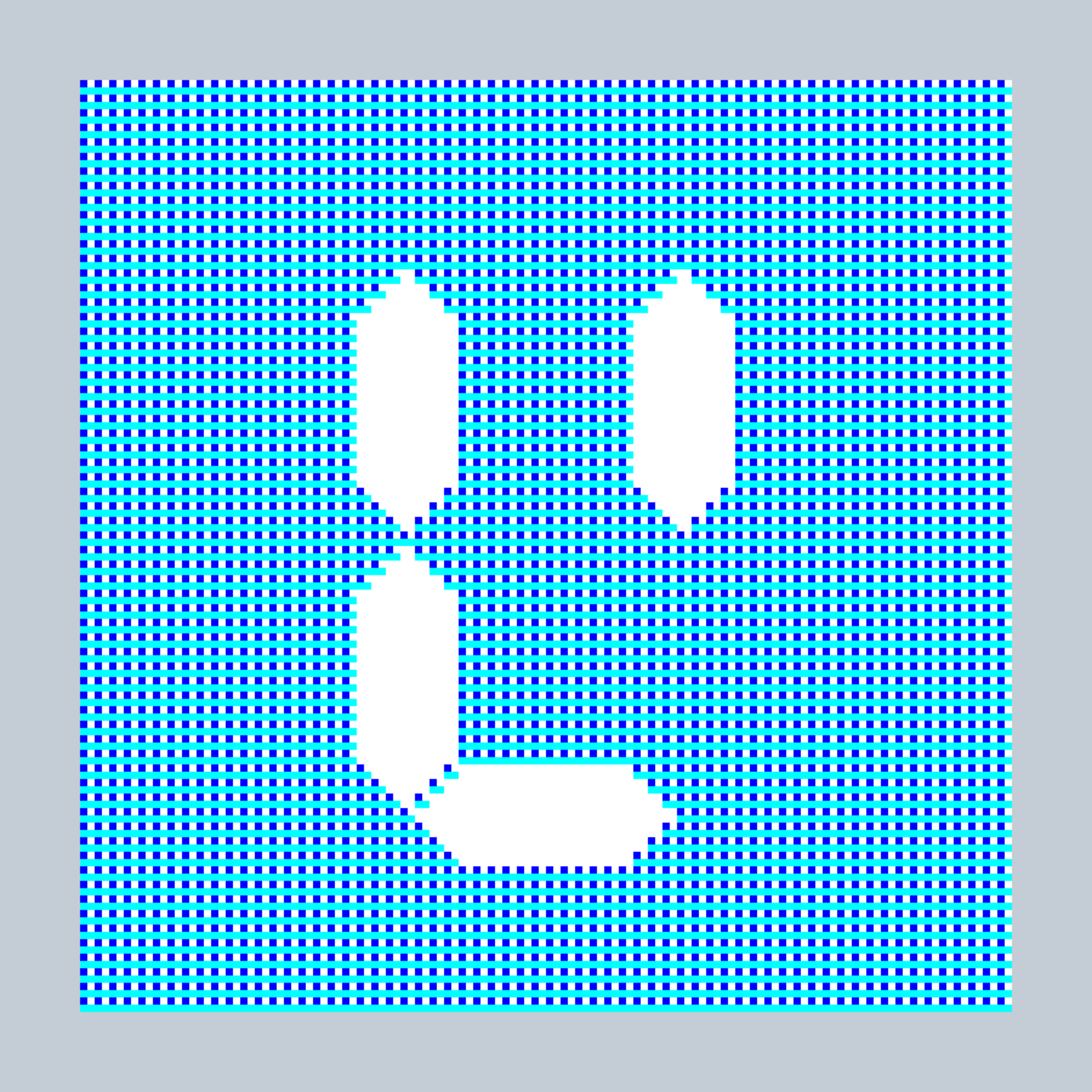 Art Blocks - Art Blocks v2 - 27-Bit Digital #483 - NFT # 21000483