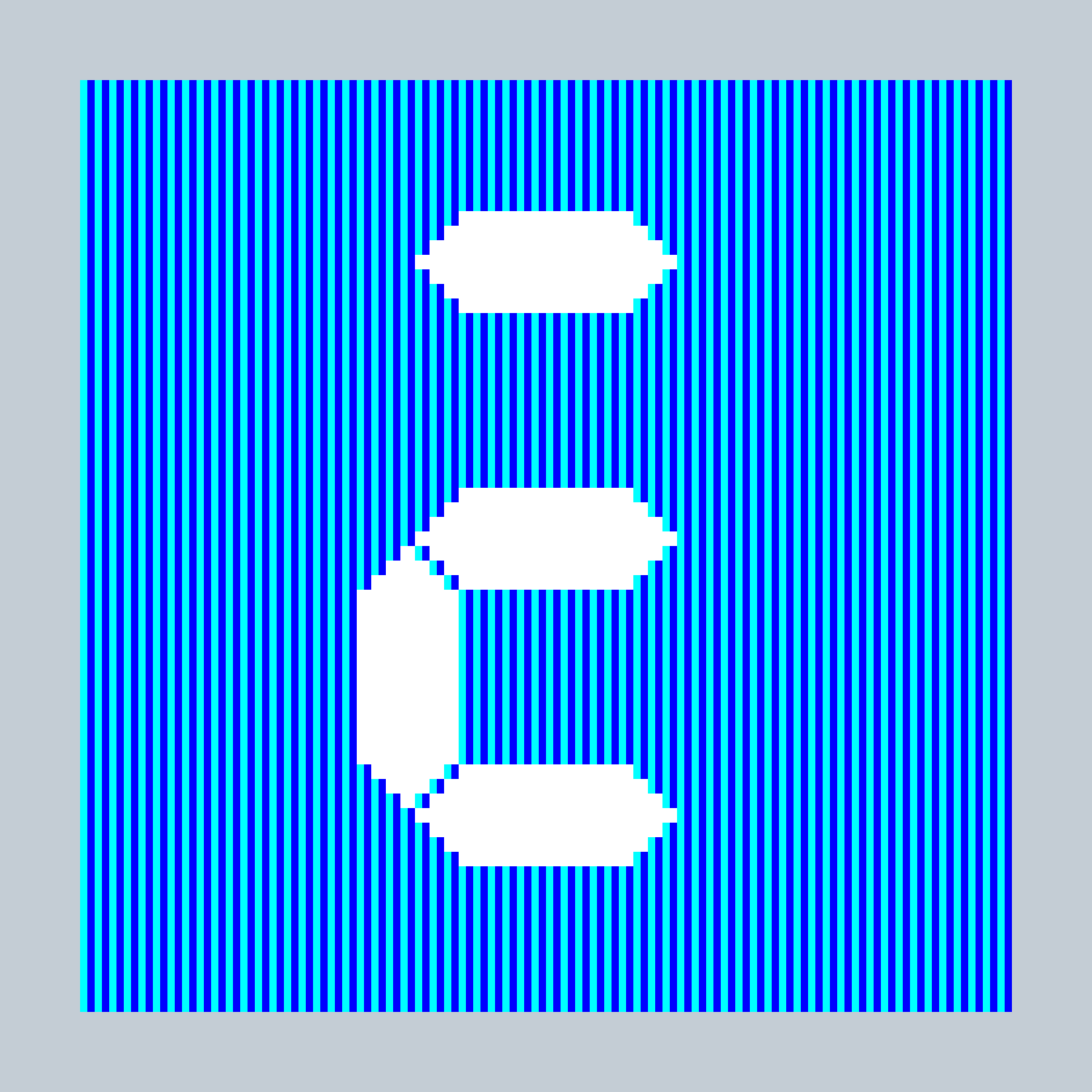 Art Blocks - Art Blocks v2 - 27-Bit Digital #485 - NFT # 21000485