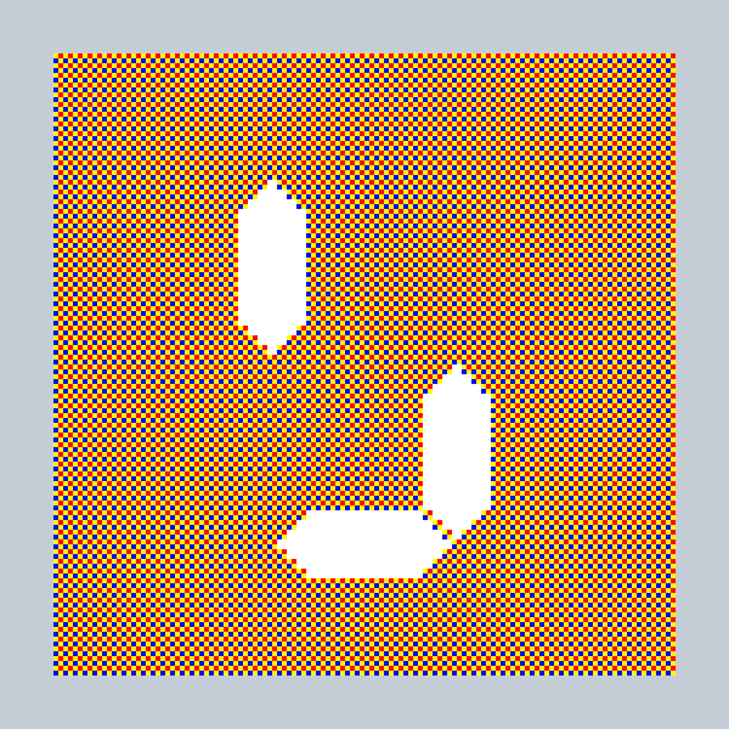 Art Blocks - Art Blocks v2 - 27-Bit Digital #486 - NFT # 21000486