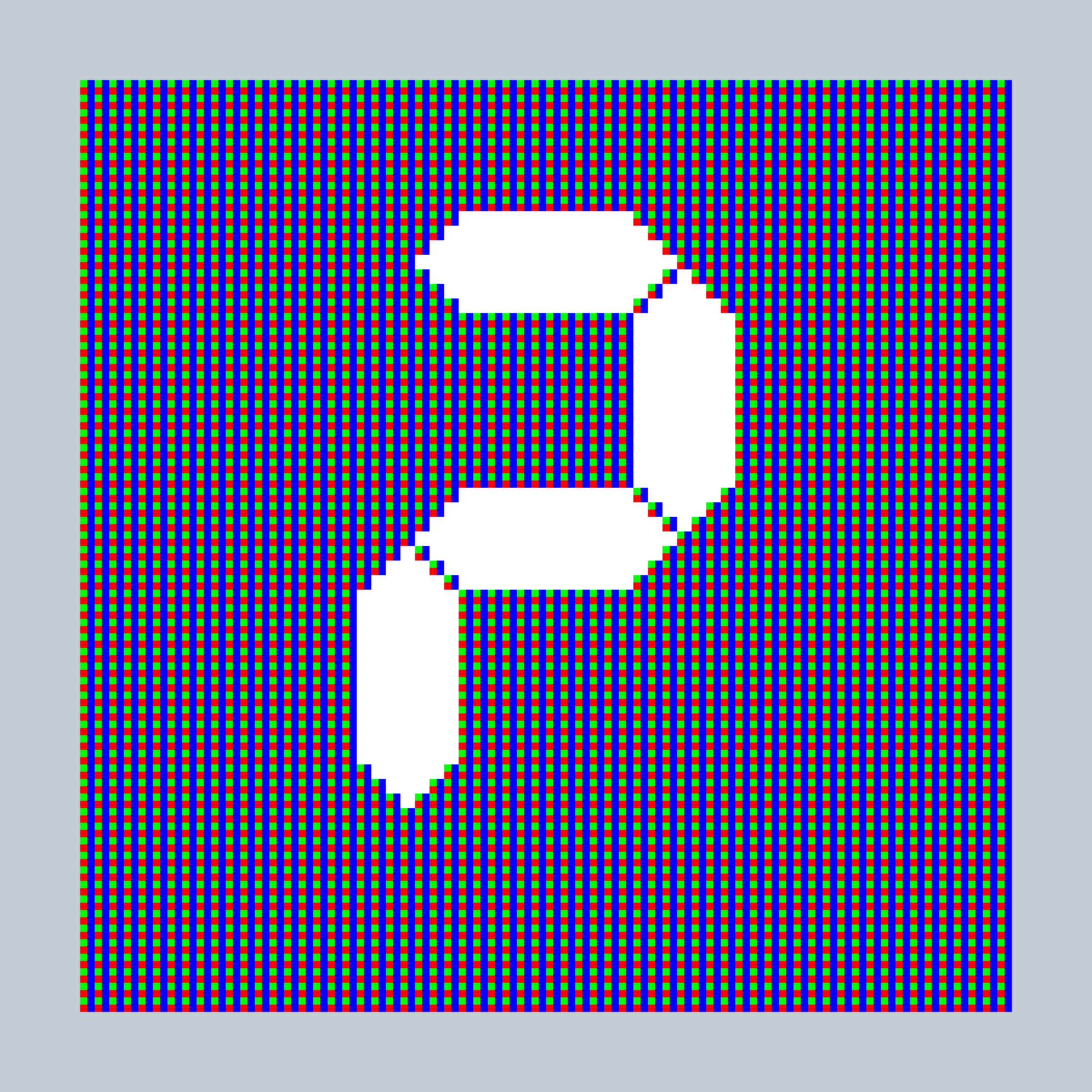 Art Blocks - Art Blocks v2 - 27-Bit Digital #491 - NFT # 21000491