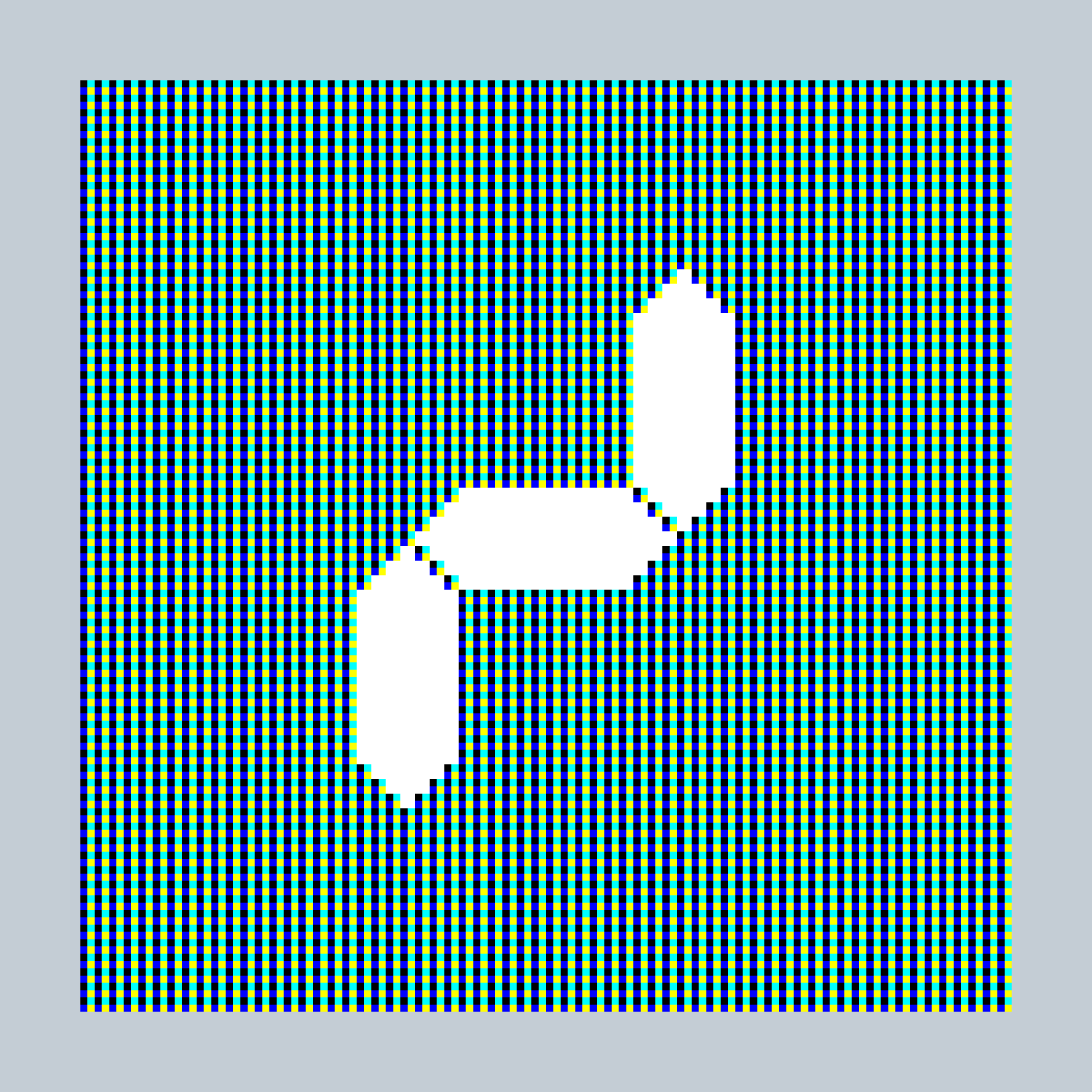 Art Blocks - Art Blocks v2 - 27-Bit Digital #493 - NFT # 21000493