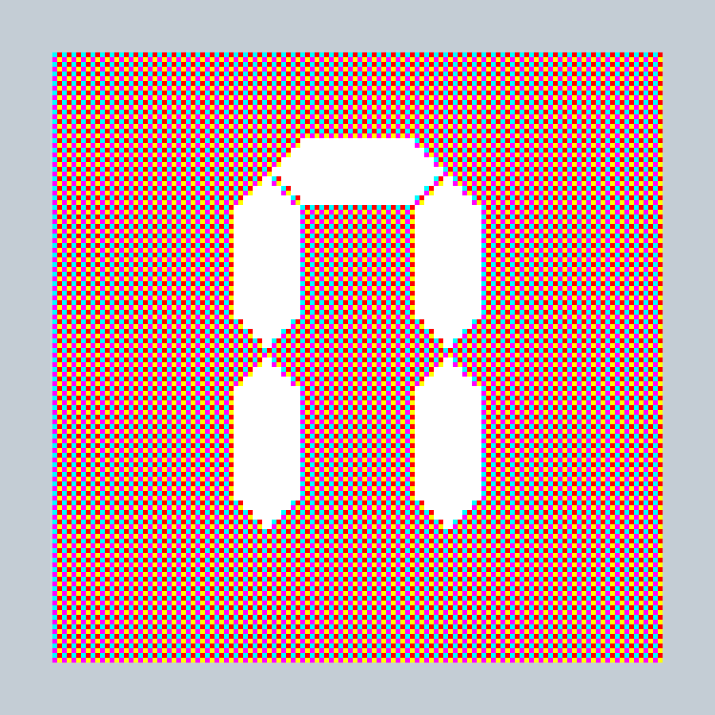 Art Blocks - Art Blocks v2 - 27-Bit Digital #496 - NFT # 21000496