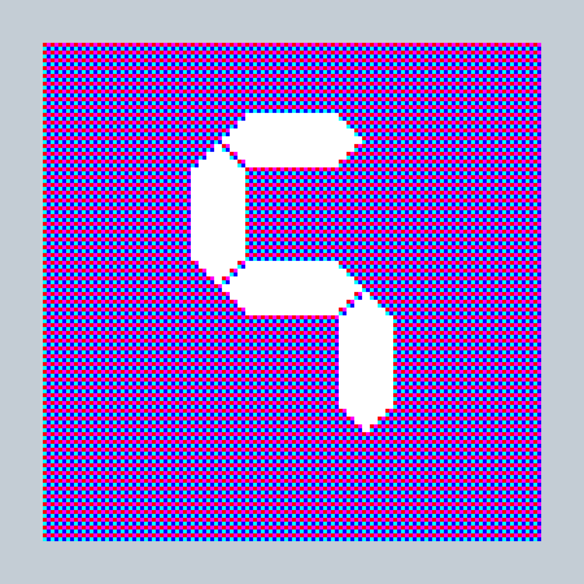 Art Blocks - Art Blocks v2 - 27-Bit Digital #497 - NFT # 21000497