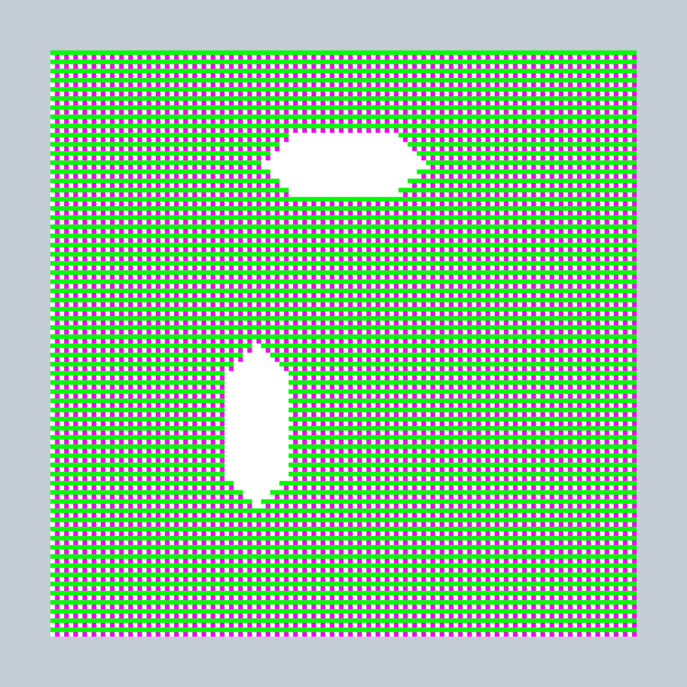 Art Blocks - Art Blocks v2 - 27-Bit Digital #498 - NFT # 21000498