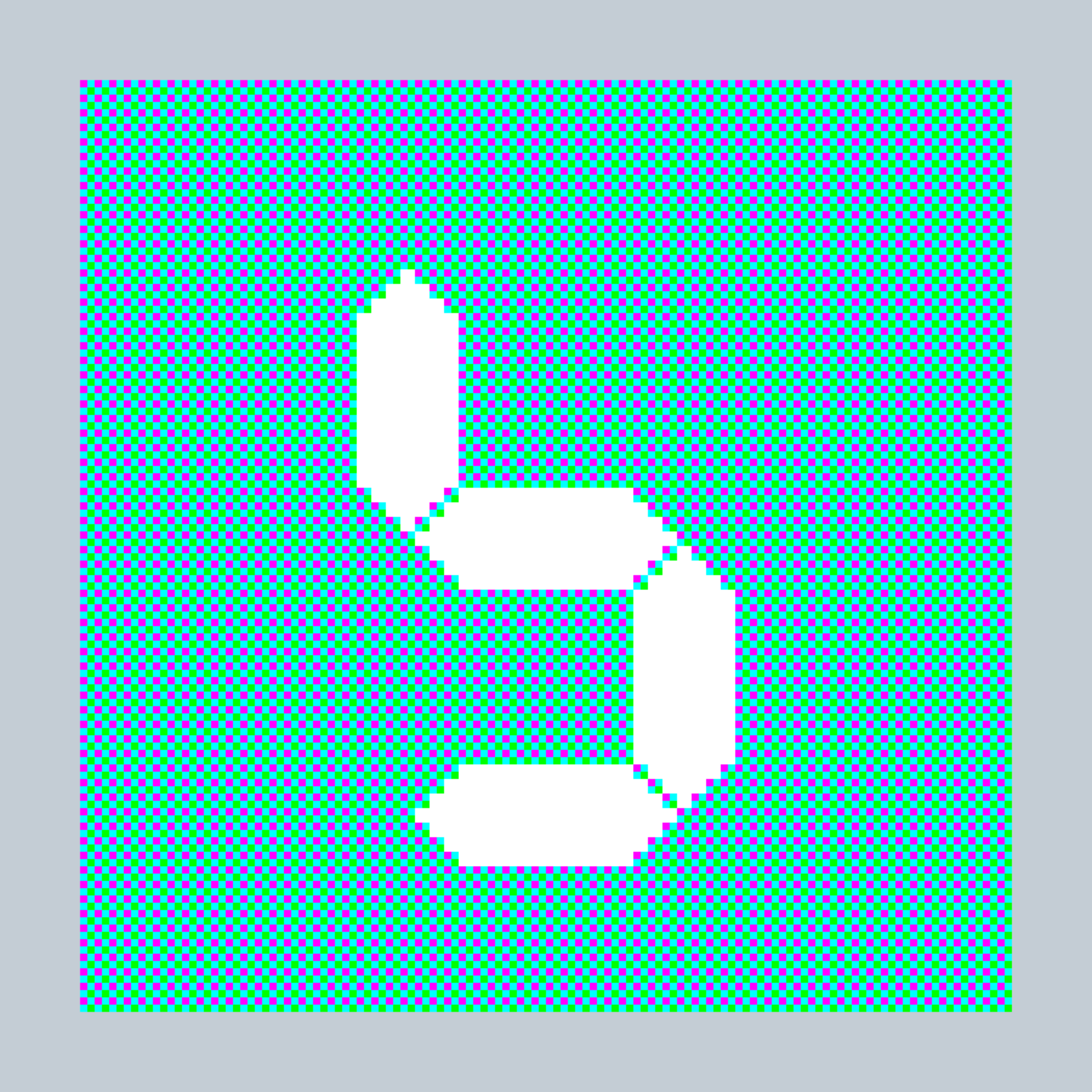 Art Blocks - Art Blocks v2 - 27-Bit Digital #502 - NFT # 21000502