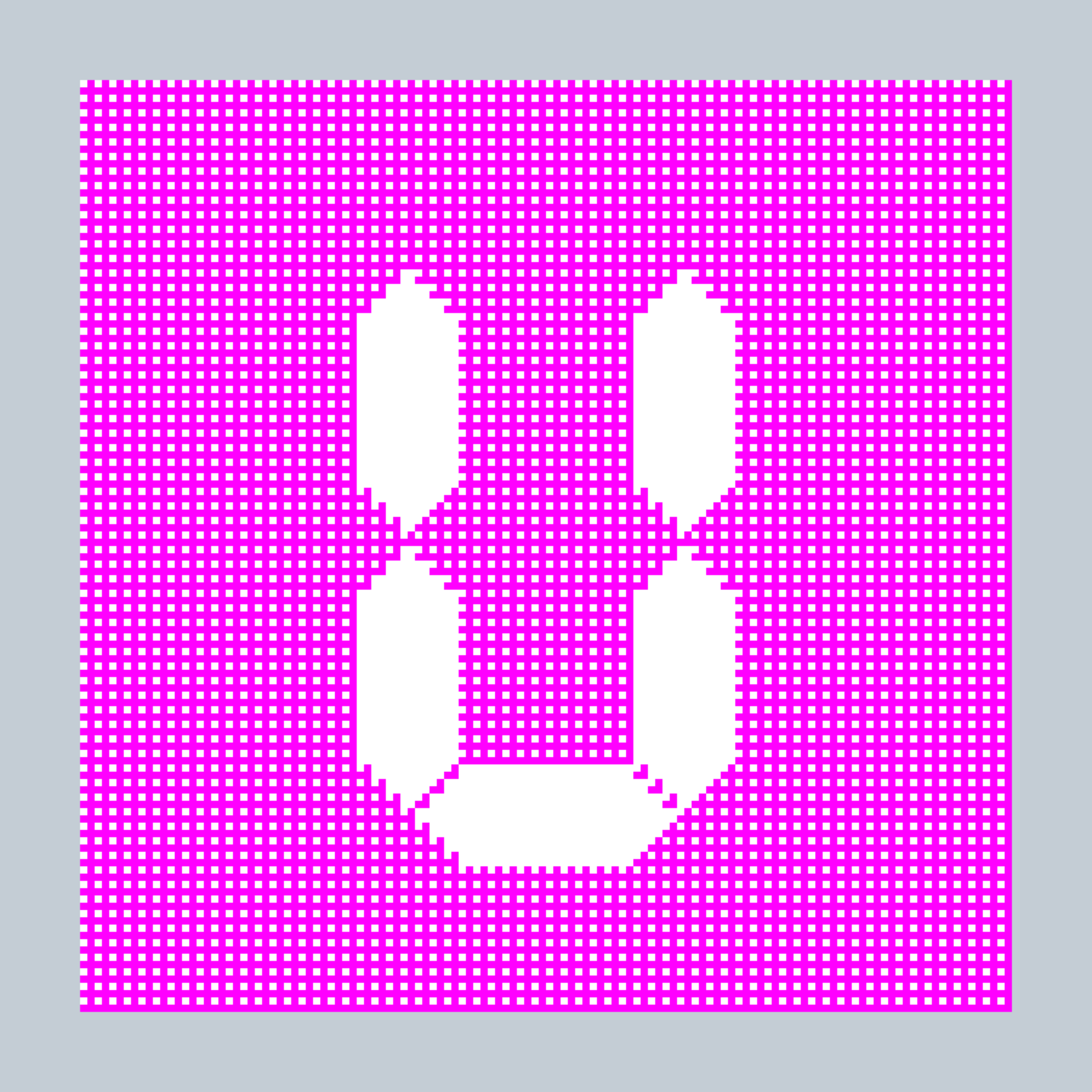 Art Blocks - Art Blocks v2 - 27-Bit Digital #506 - NFT # 21000506