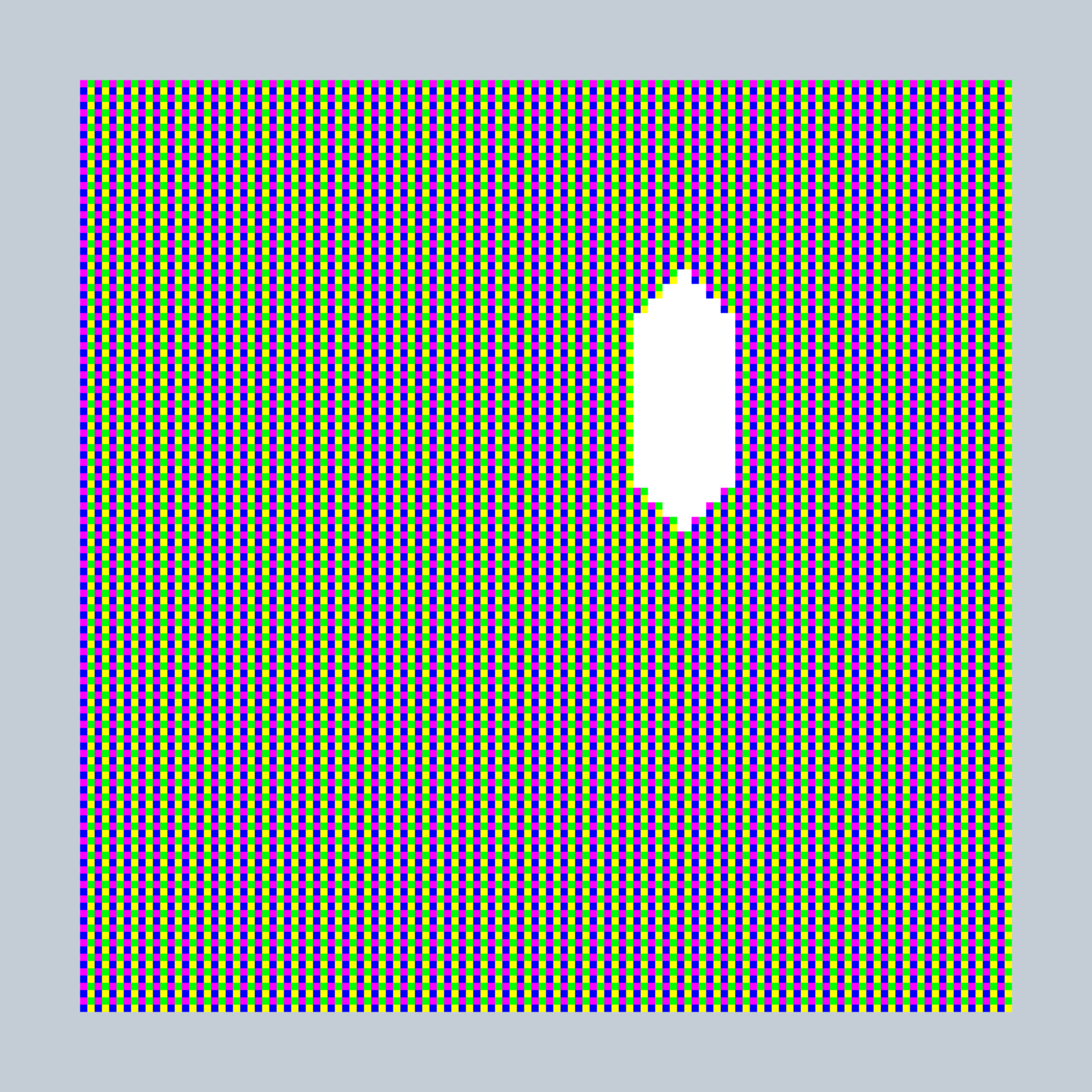 Art Blocks - Art Blocks v2 - 27-Bit Digital #509 - NFT # 21000509