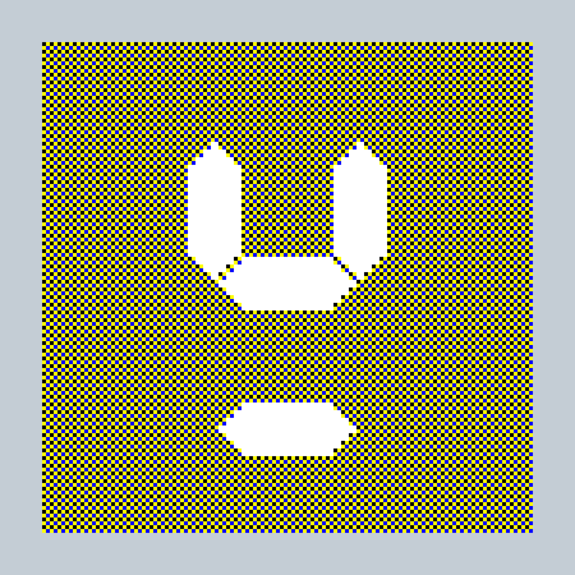 Art Blocks - Art Blocks v2 - 27-Bit Digital #518 - NFT # 21000518