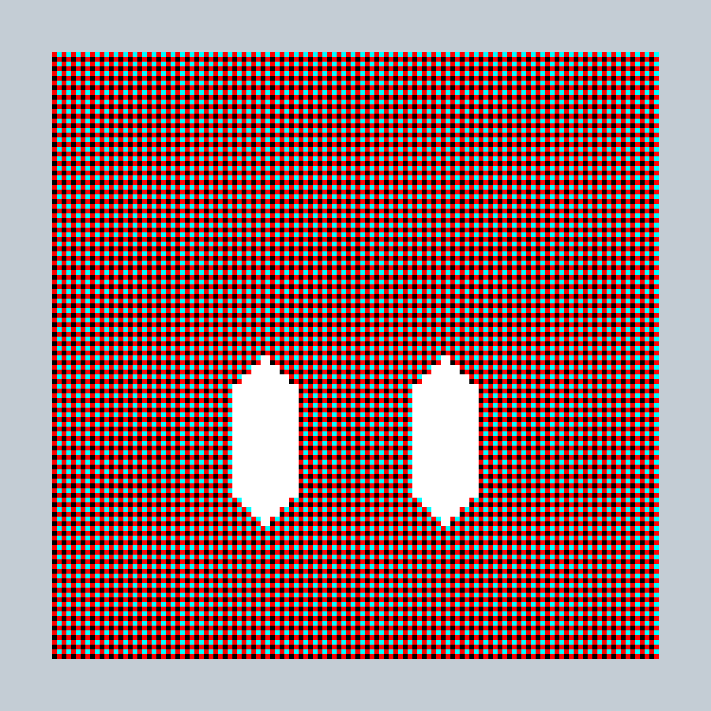 Art Blocks - Art Blocks v2 - 27-Bit Digital #520 - NFT # 21000520