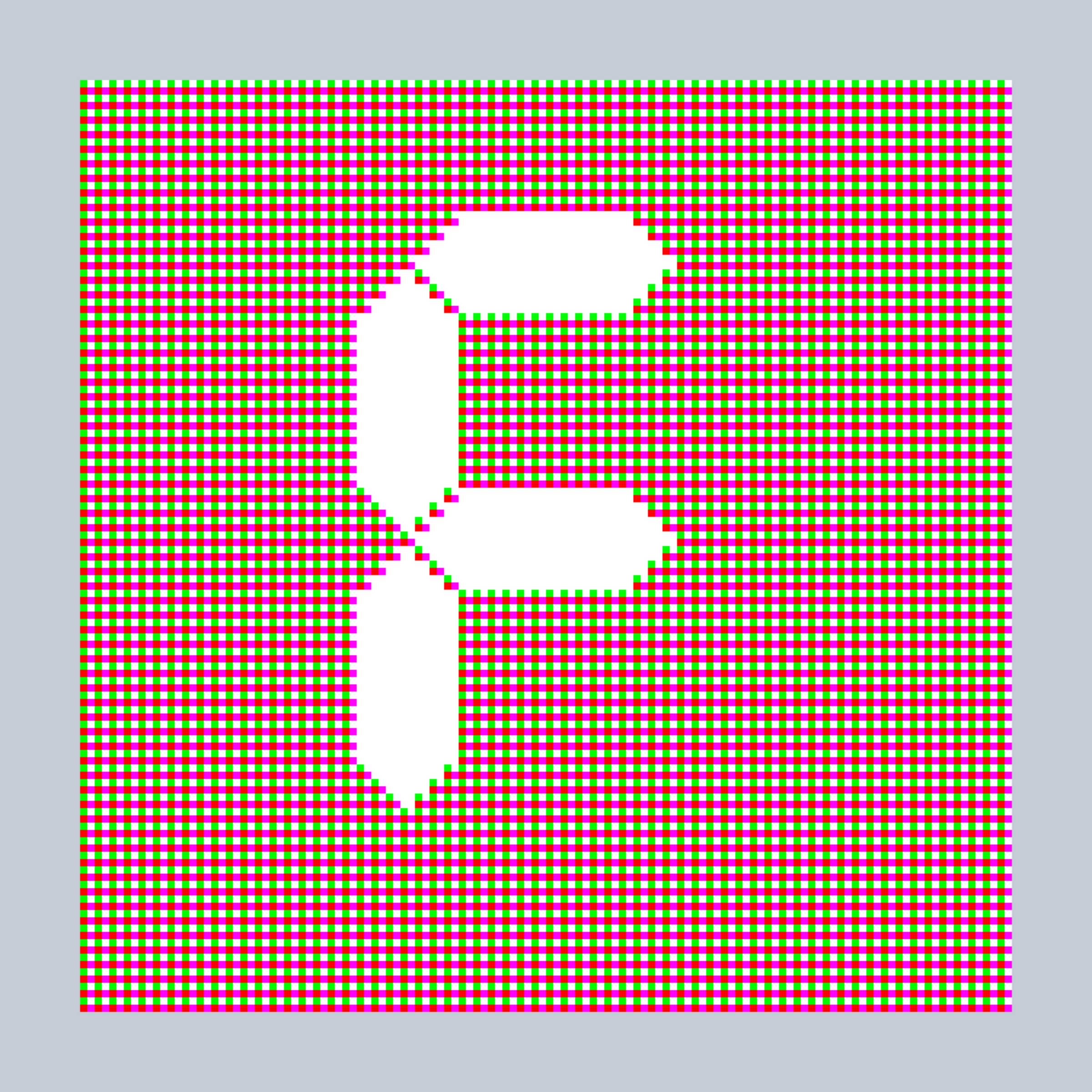 Art Blocks - Art Blocks v2 - 27-Bit Digital #523 - NFT # 21000523