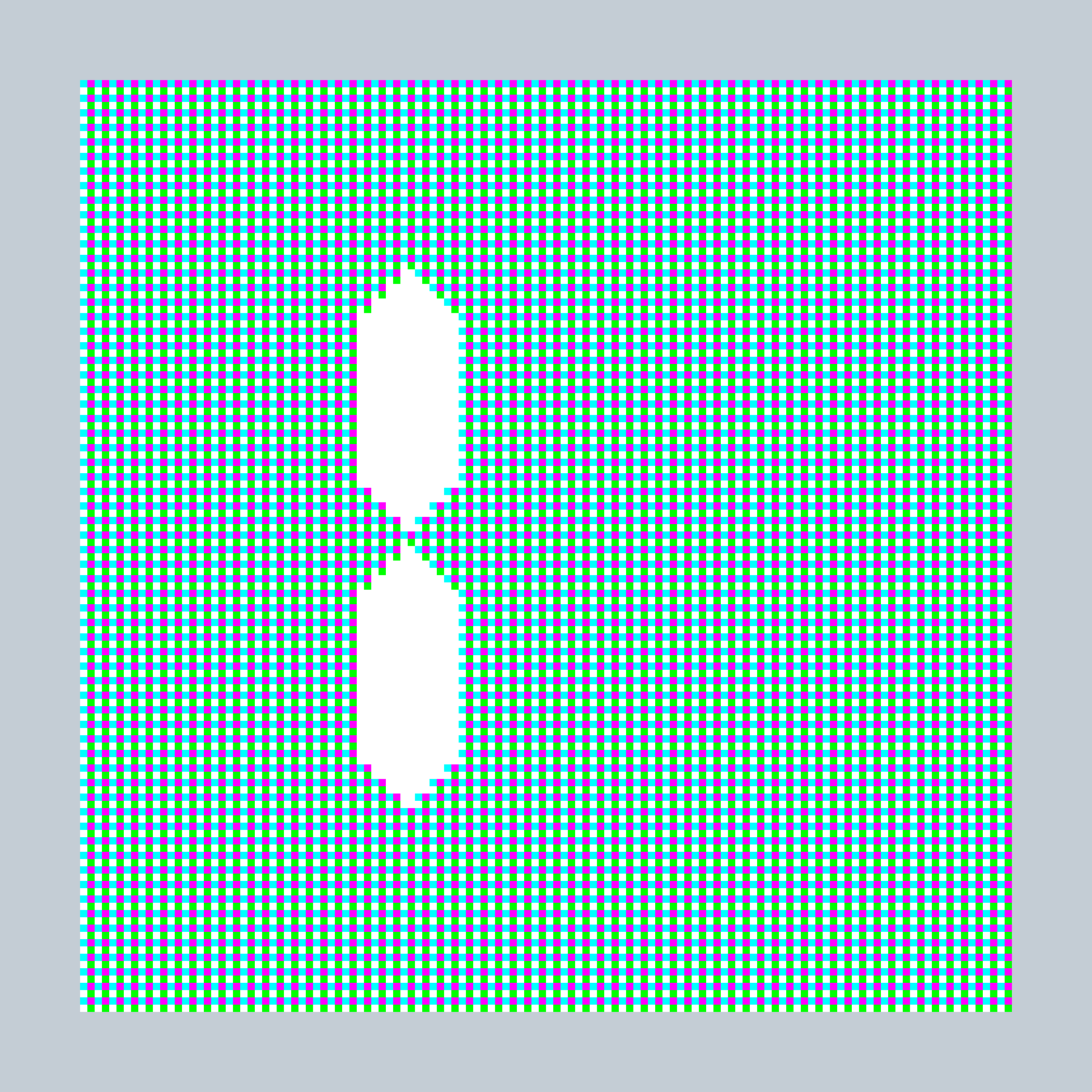 Art Blocks - Art Blocks v2 - 27-Bit Digital #529 - NFT # 21000529