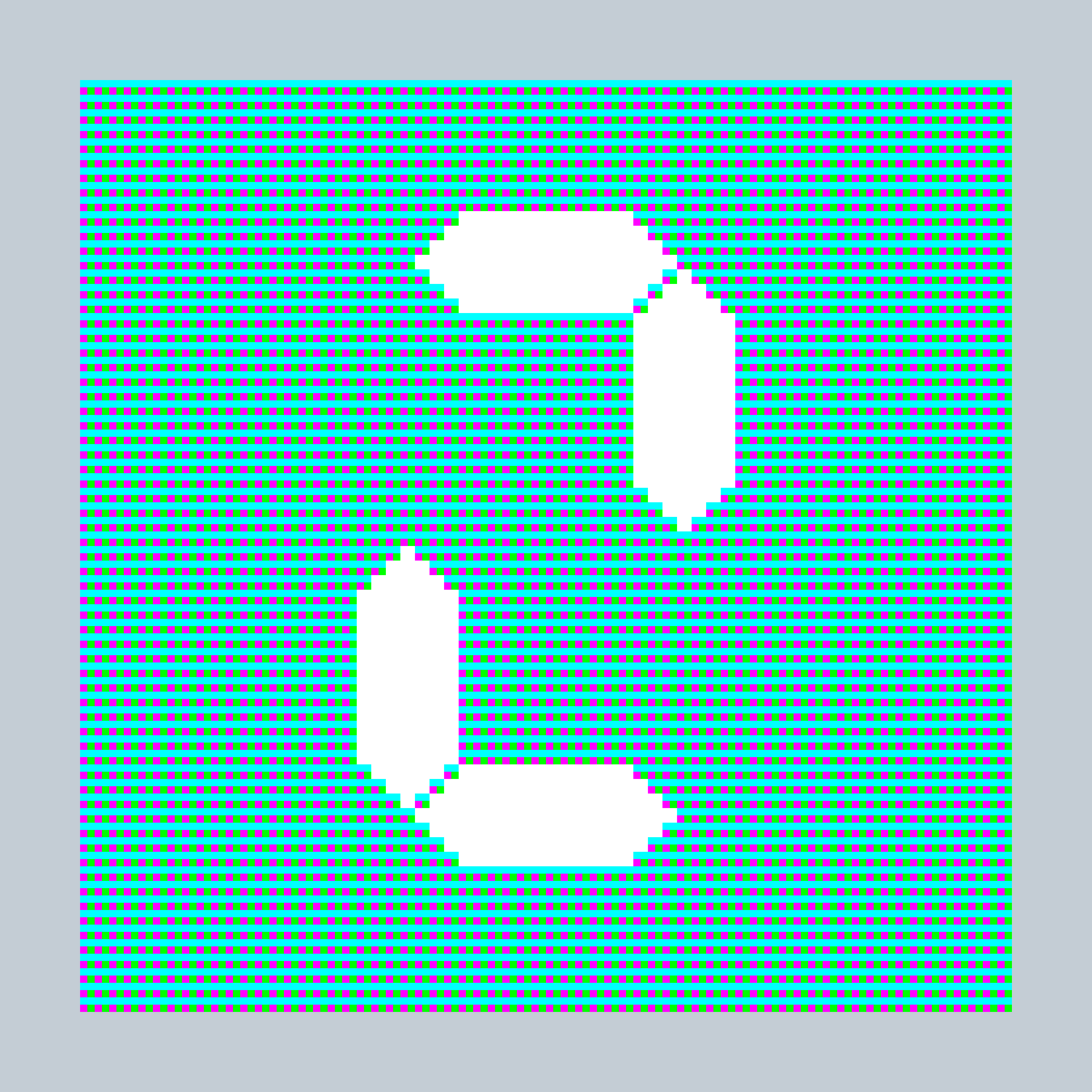 Art Blocks - Art Blocks v2 - 27-Bit Digital #531 - NFT # 21000531