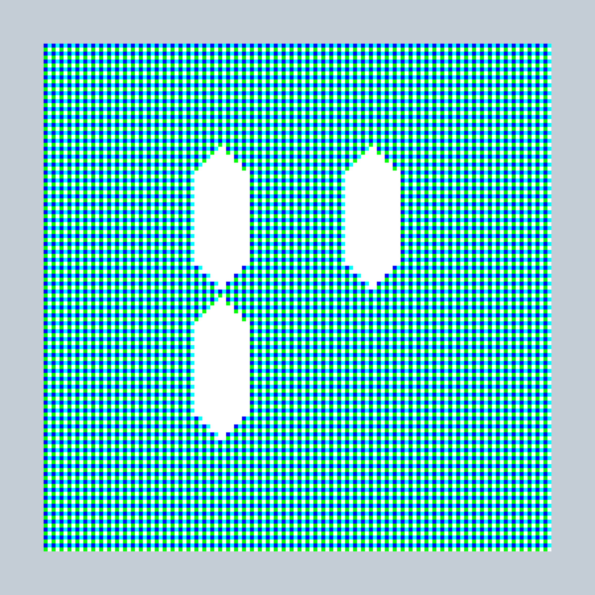 Art Blocks - Art Blocks v2 - 27-Bit Digital #538 - NFT # 21000538