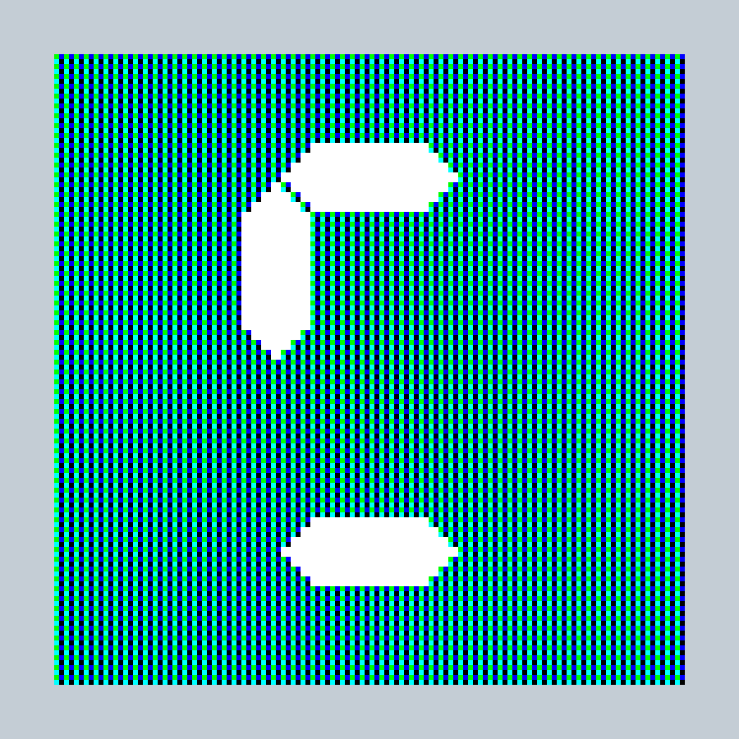 Art Blocks - Art Blocks v2 - 27-Bit Digital #540 - NFT # 21000540