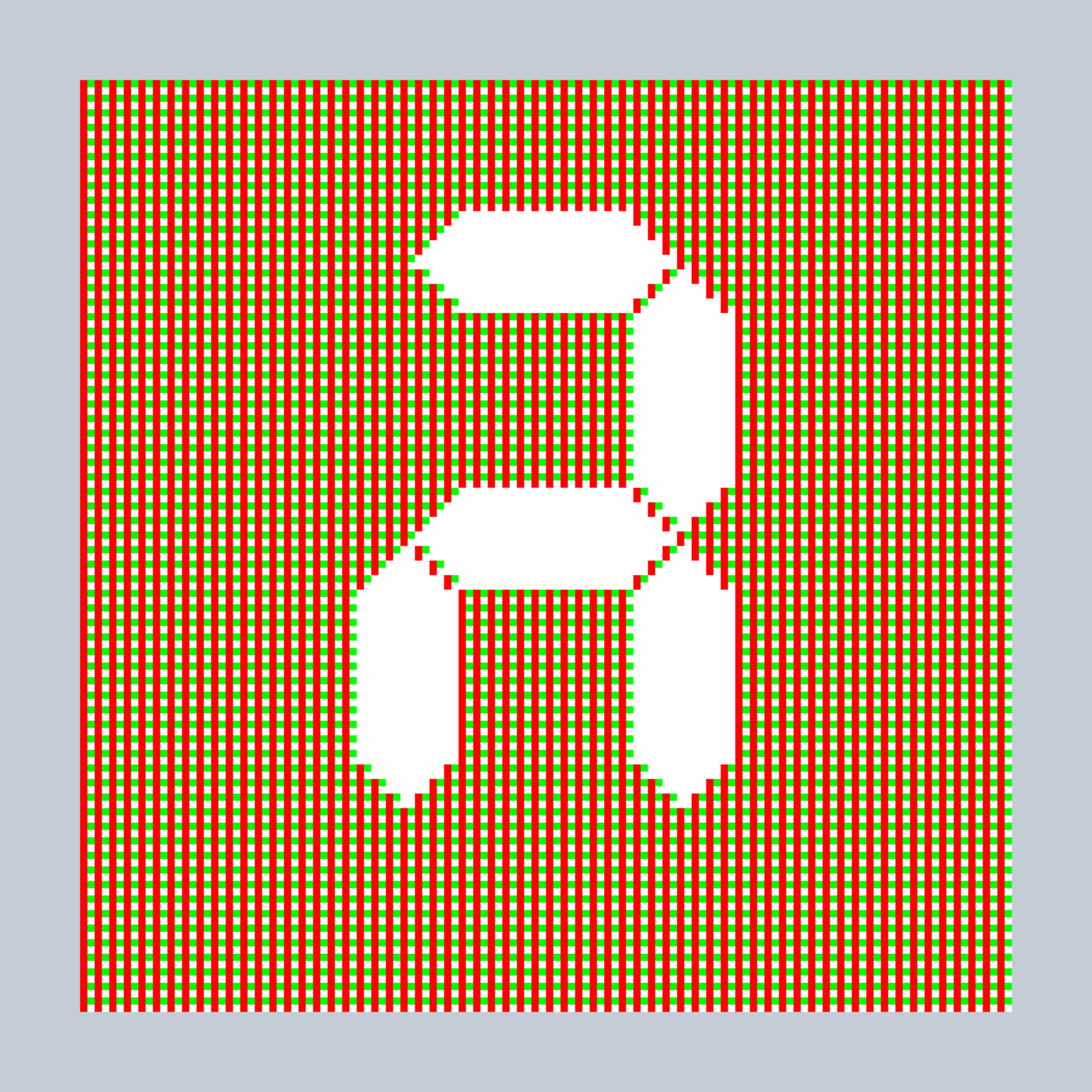 Art Blocks - Art Blocks v2 - 27-Bit Digital #541 - NFT # 21000541