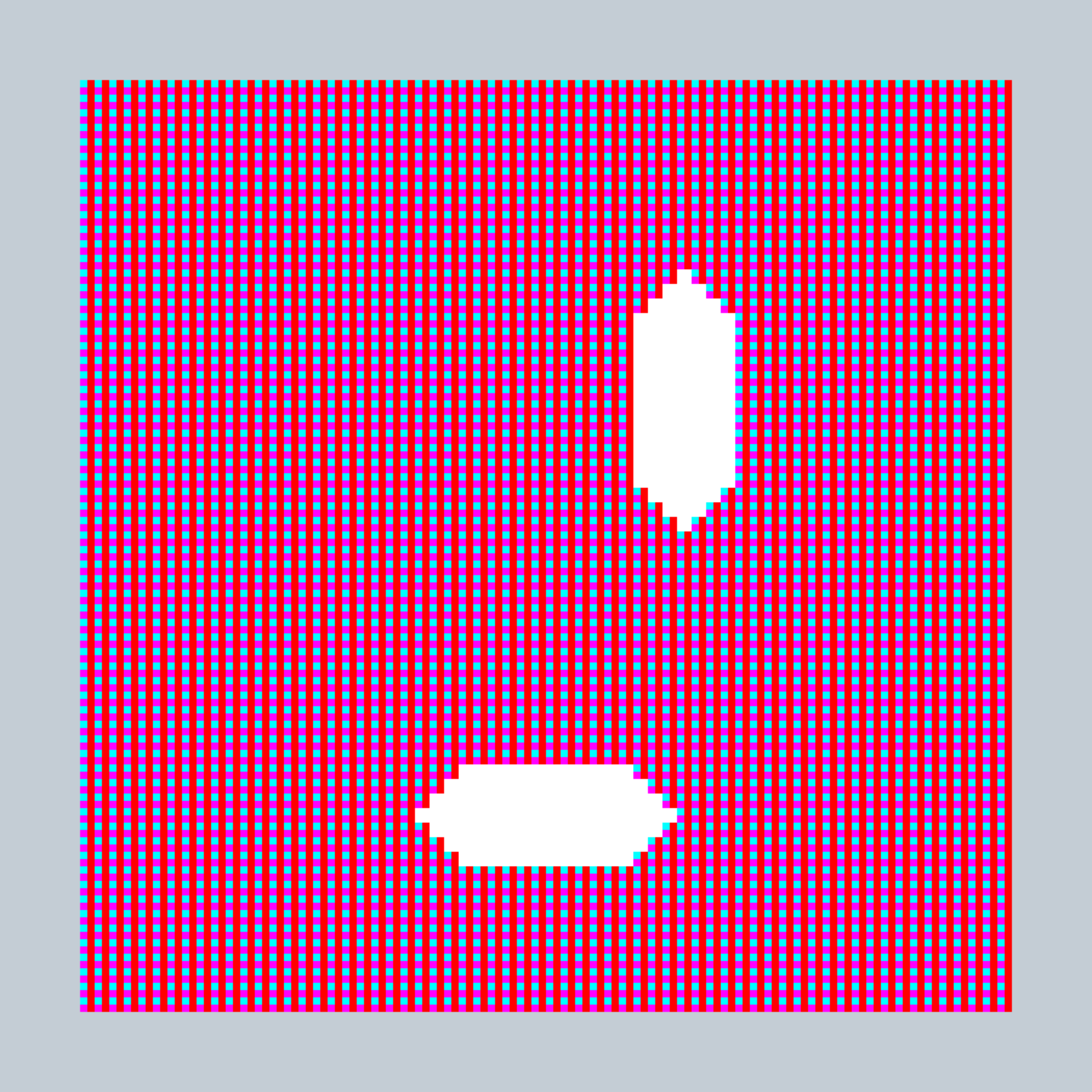 Art Blocks - Art Blocks v2 - 27-Bit Digital #545 - NFT # 21000545