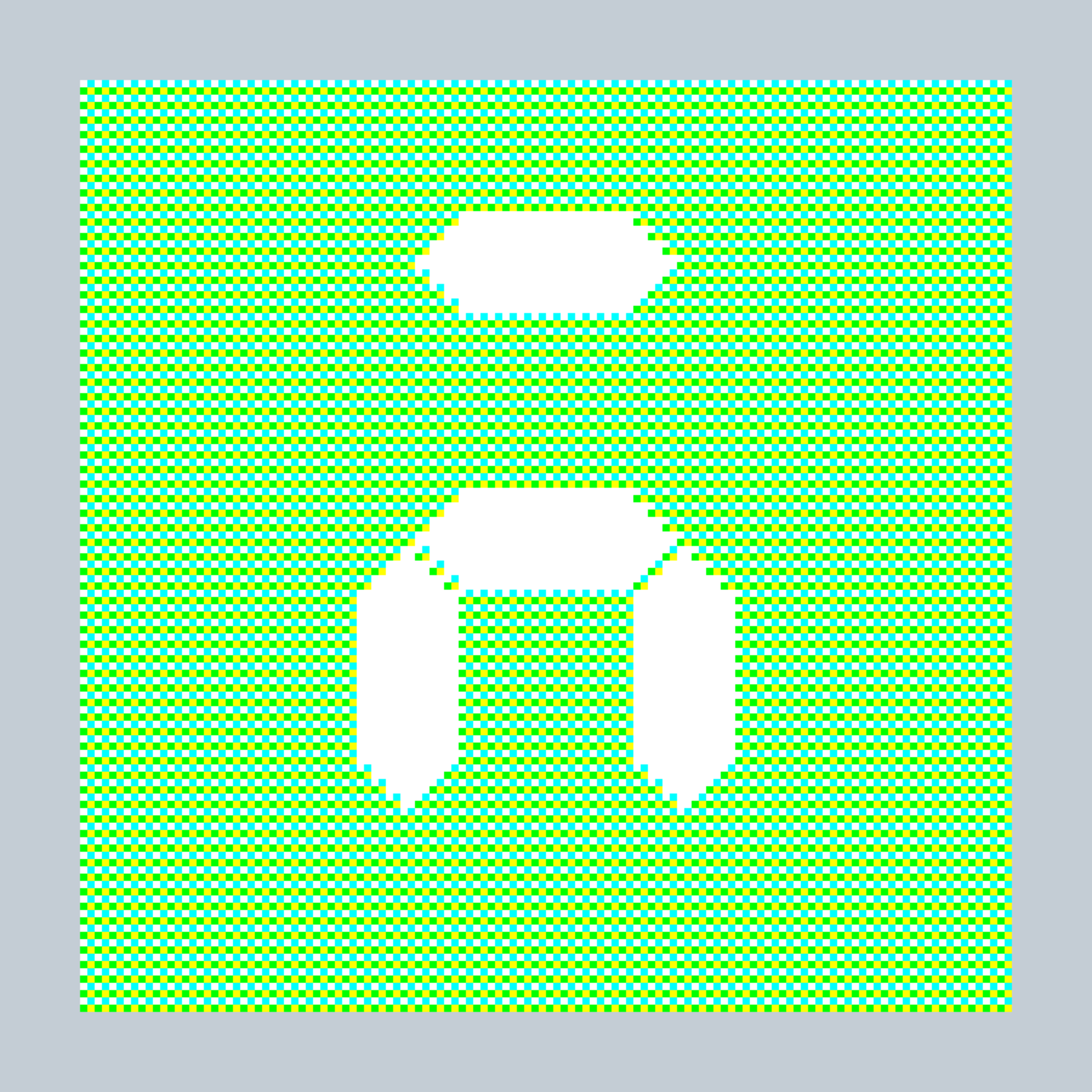 Art Blocks - Art Blocks v2 - 27-Bit Digital #551 - NFT # 21000551