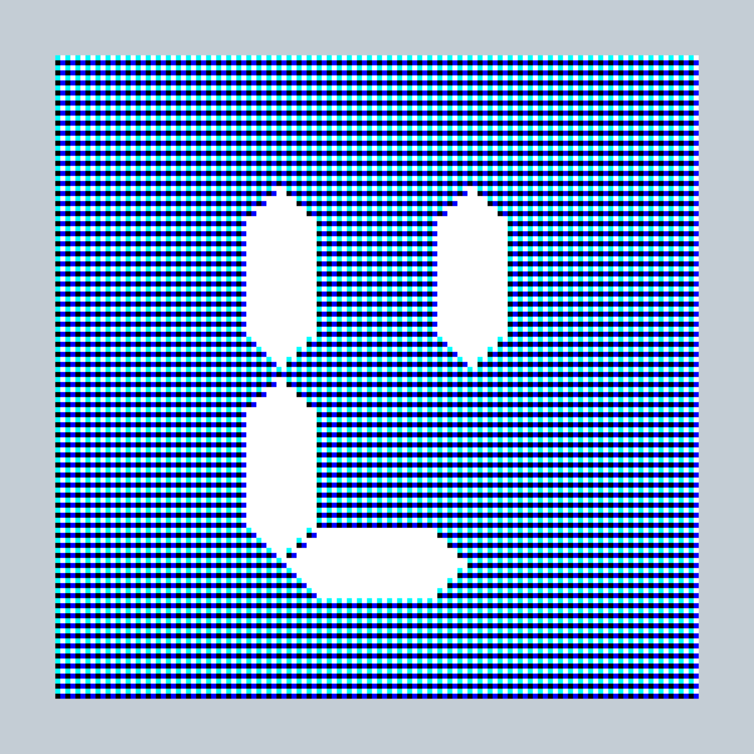 Art Blocks - Art Blocks v2 - 27-Bit Digital #552 - NFT # 21000552