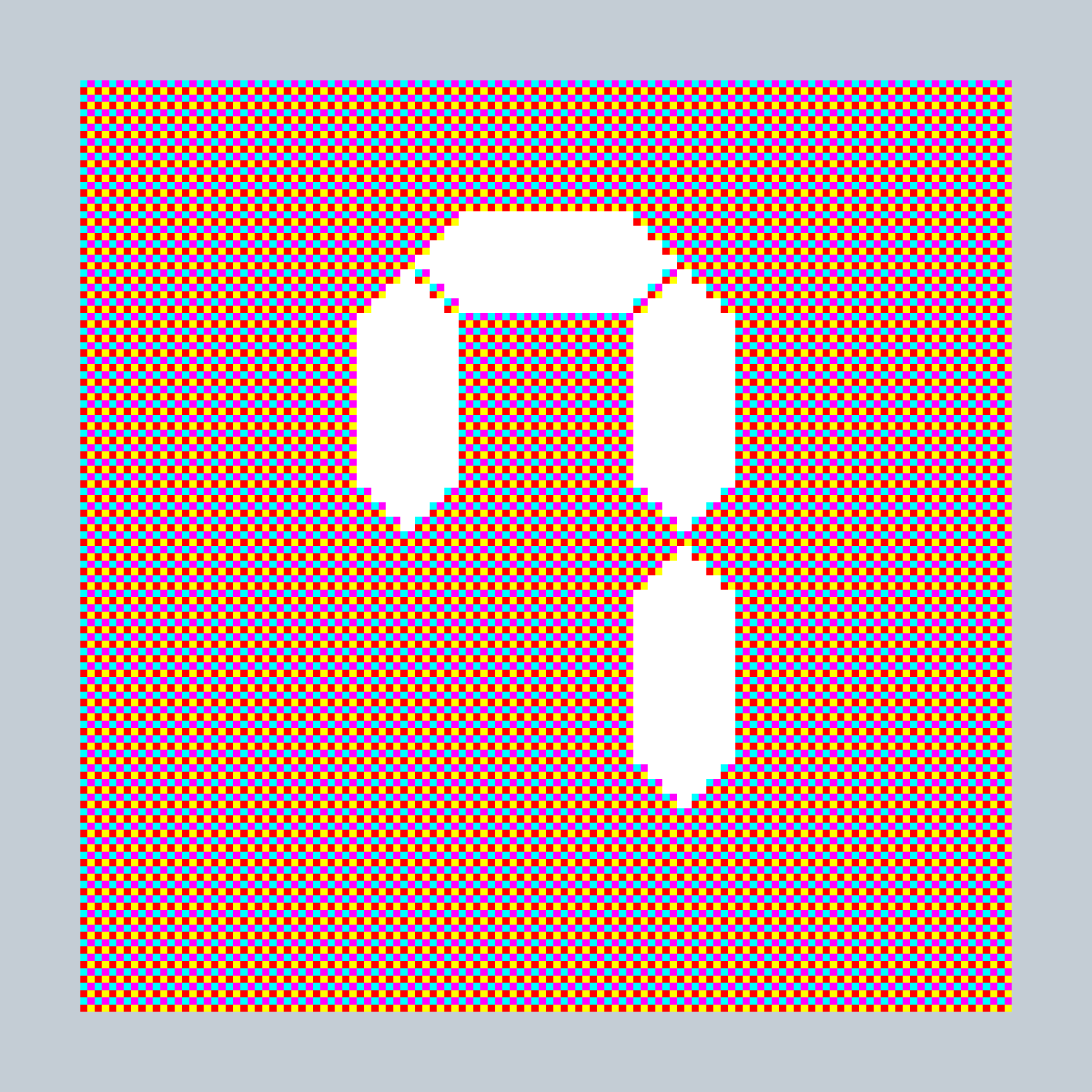 Art Blocks - Art Blocks v2 - 27-Bit Digital #554 - NFT # 21000554