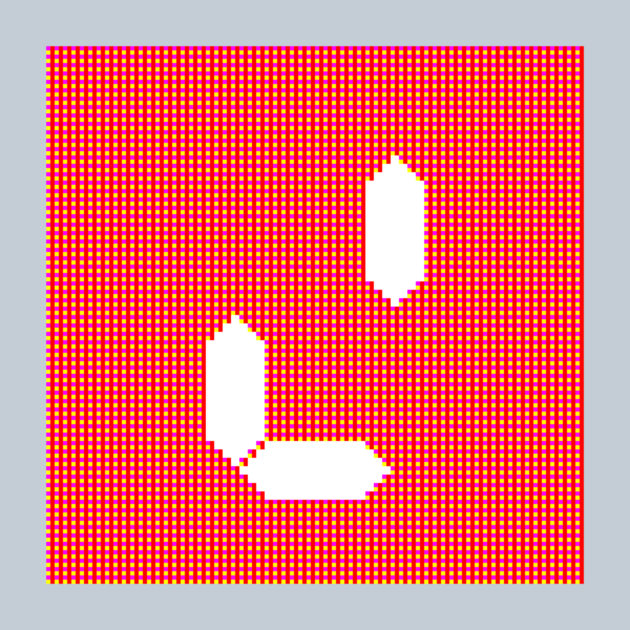 Art Blocks - Art Blocks v2 - 27-Bit Digital #556 - NFT # 21000556