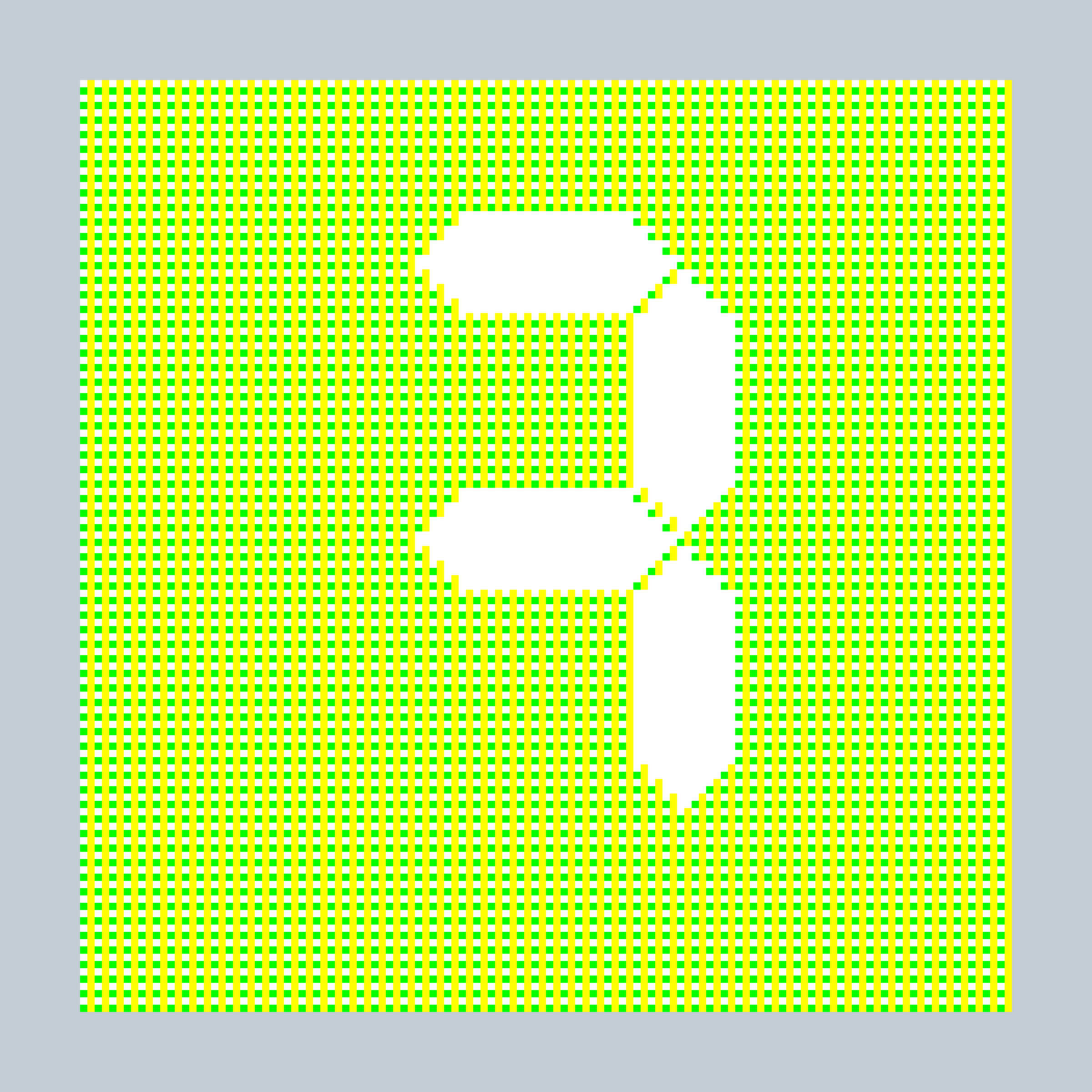 Art Blocks - Art Blocks v2 - 27-Bit Digital #570 - NFT # 21000570