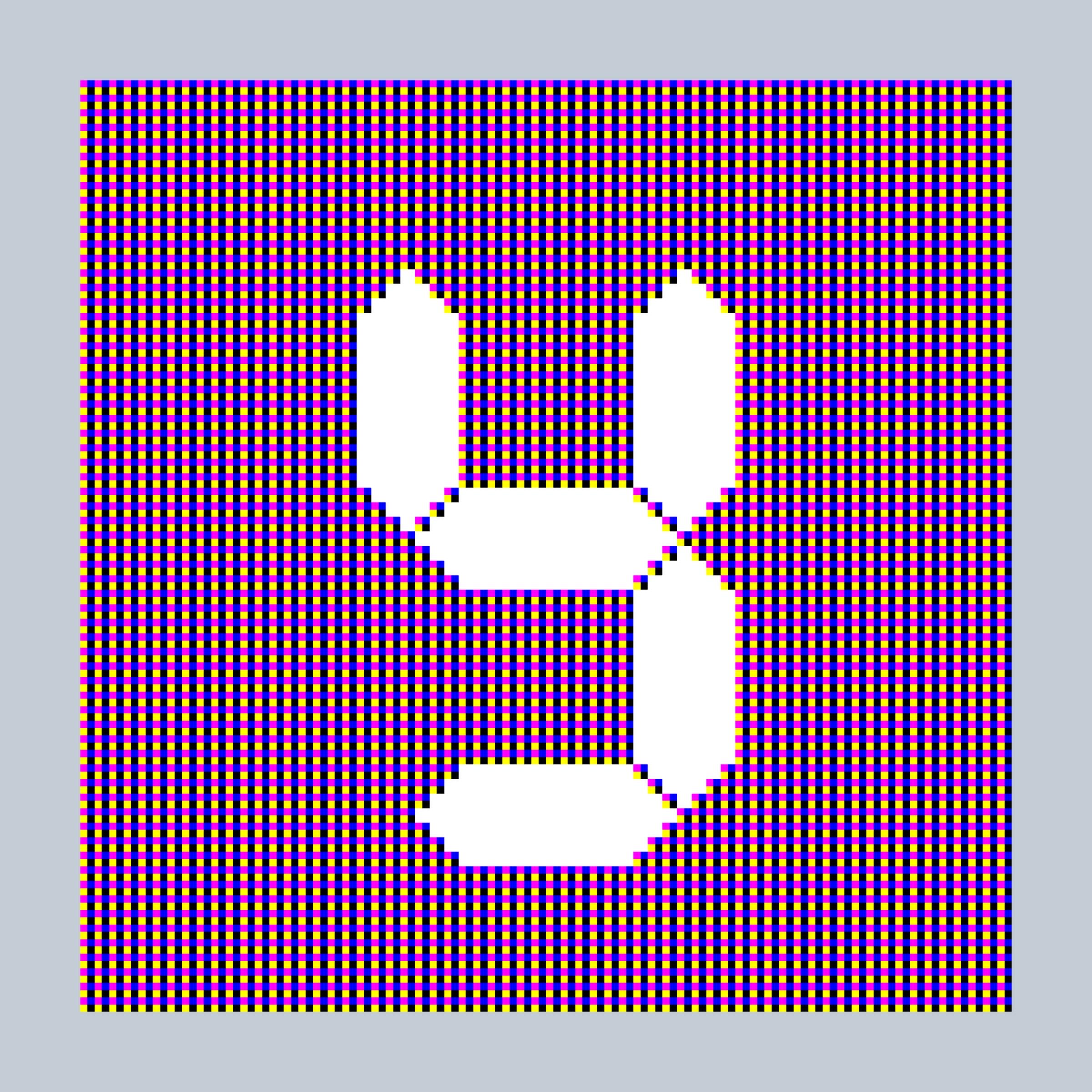 Art Blocks - Art Blocks v2 - 27-Bit Digital #571 - NFT # 21000571