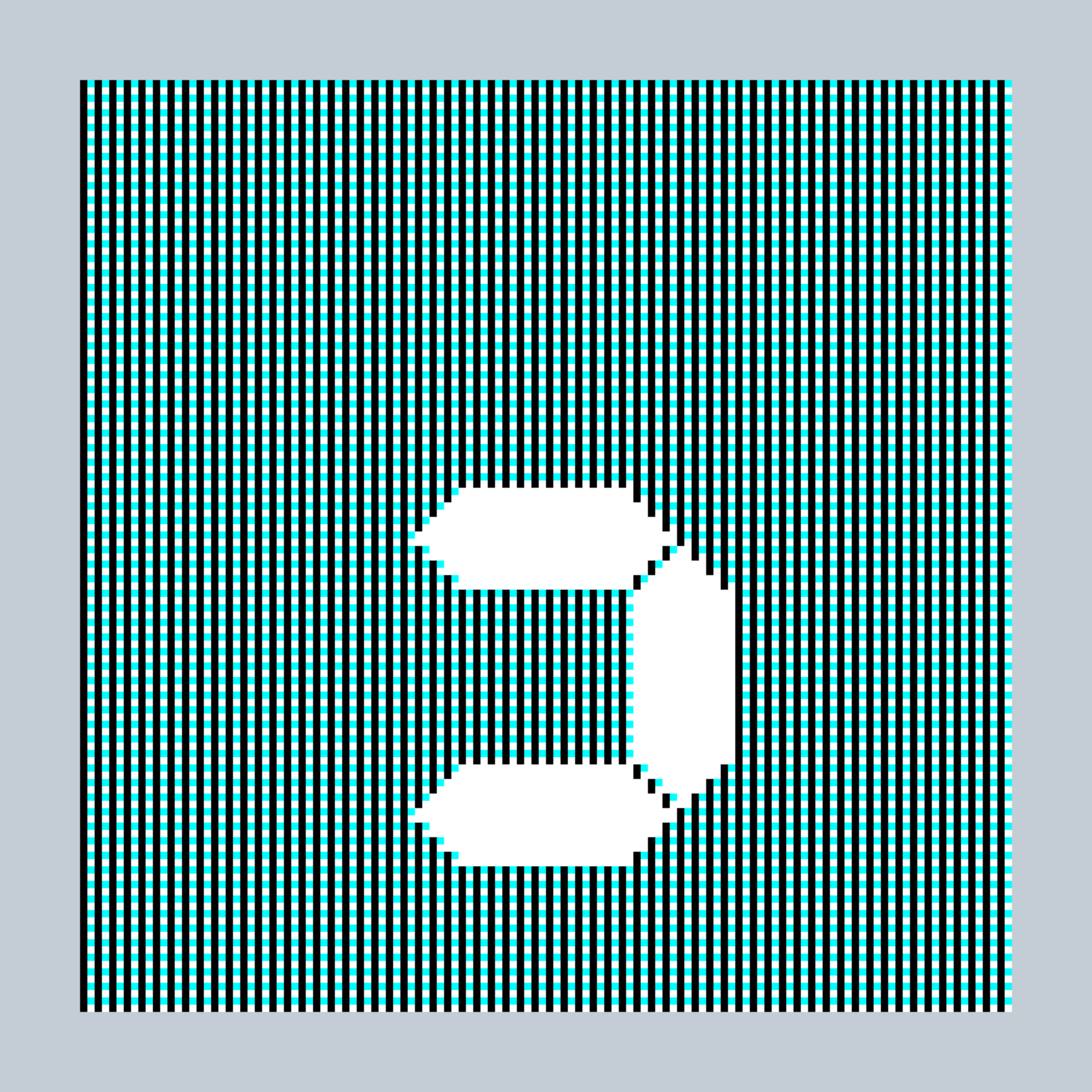 Art Blocks - Art Blocks v2 - 27-Bit Digital #573 - NFT # 21000573