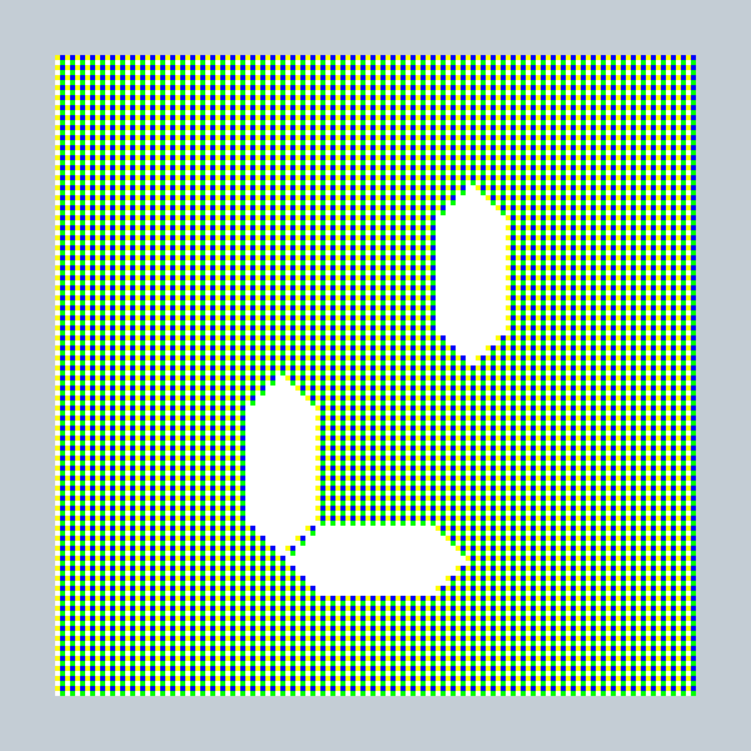 Art Blocks - Art Blocks v2 - 27-Bit Digital #575 - NFT # 21000575