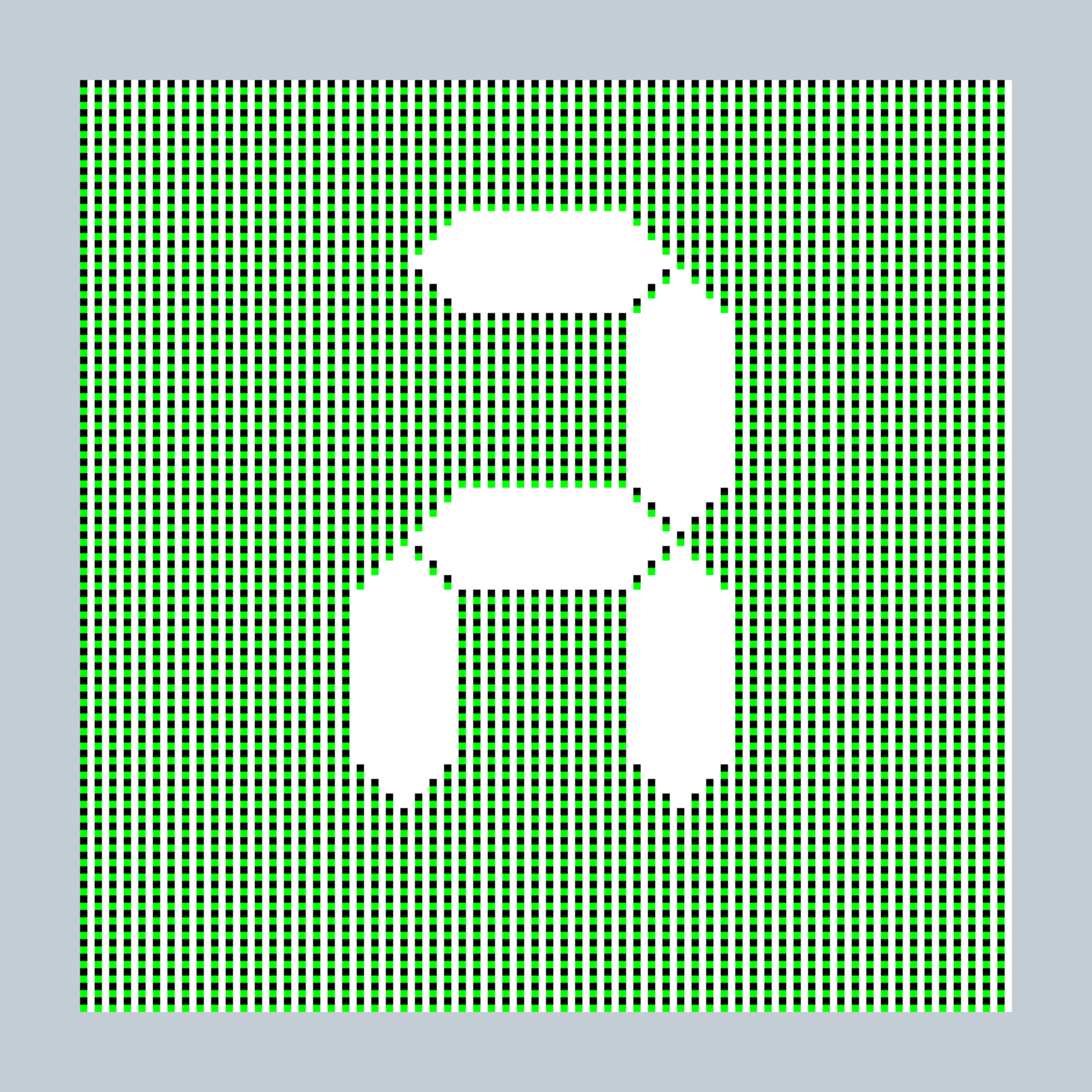 Art Blocks - Art Blocks v2 - 27-Bit Digital #577 - NFT # 21000577