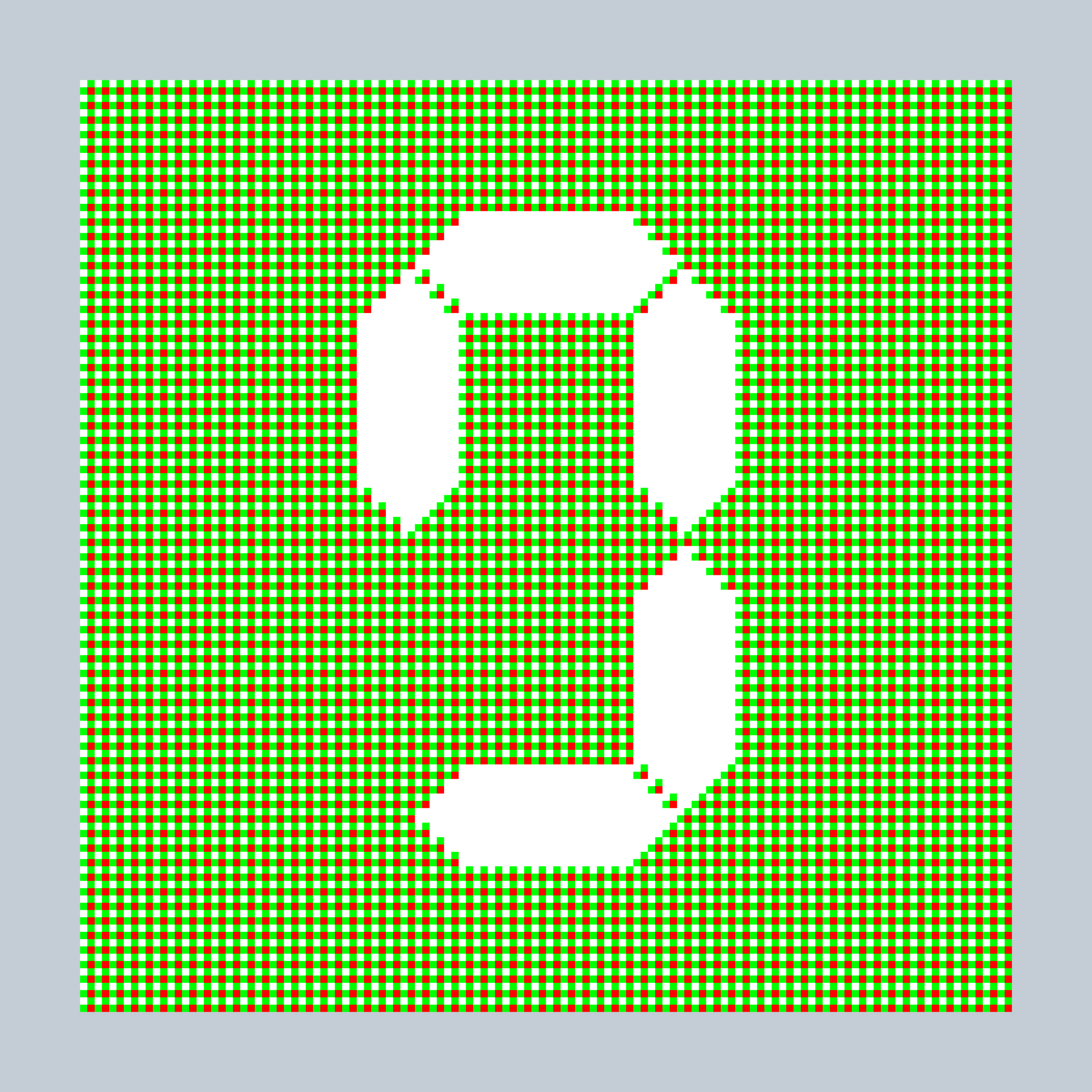 Art Blocks - Art Blocks v2 - 27-Bit Digital #578 - NFT # 21000578