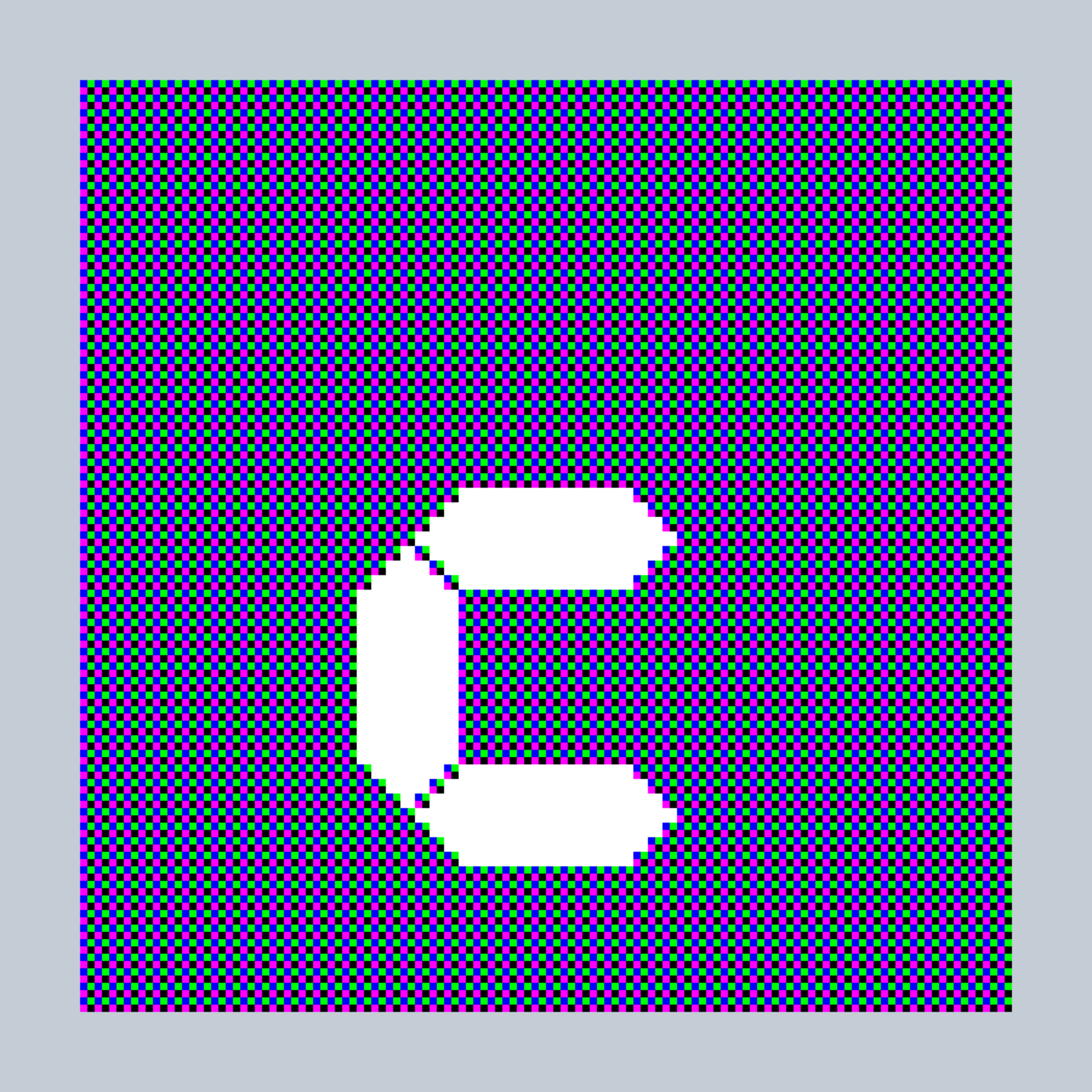 Art Blocks - Art Blocks v2 - 27-Bit Digital #581 - NFT # 21000581