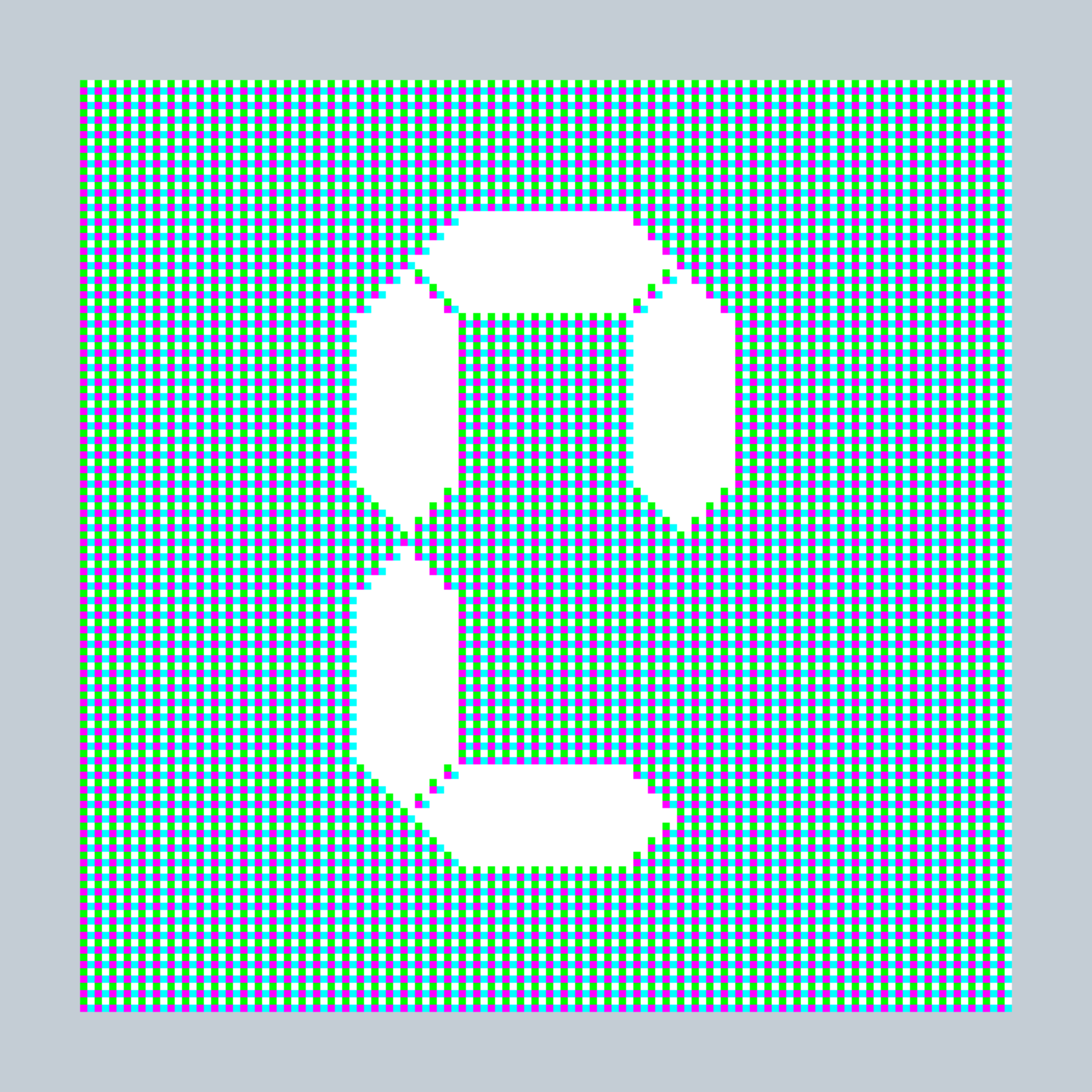 Art Blocks - Art Blocks v2 - 27-Bit Digital #582 - NFT # 21000582