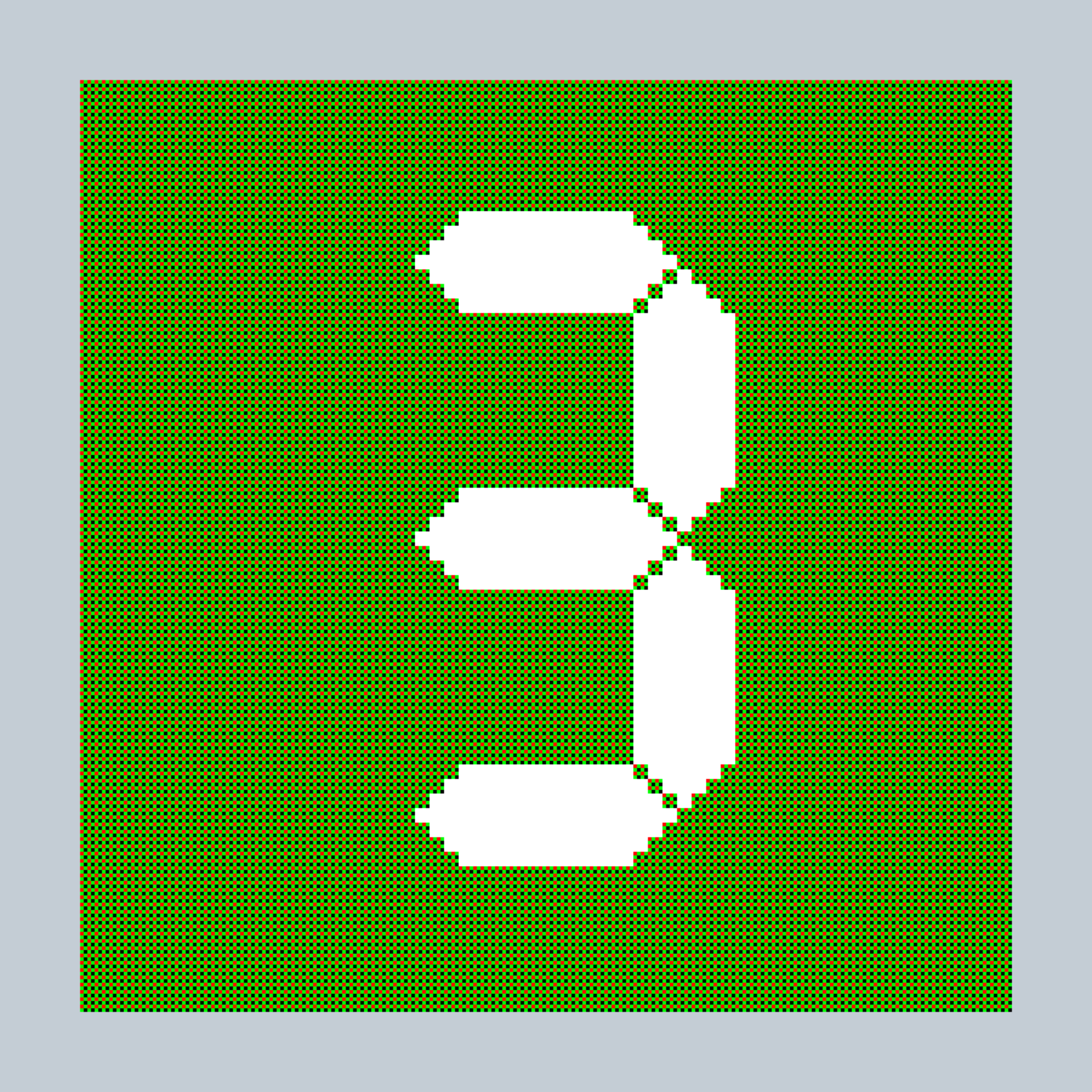 Art Blocks - Art Blocks v2 - 27-Bit Digital #583 - NFT # 21000583