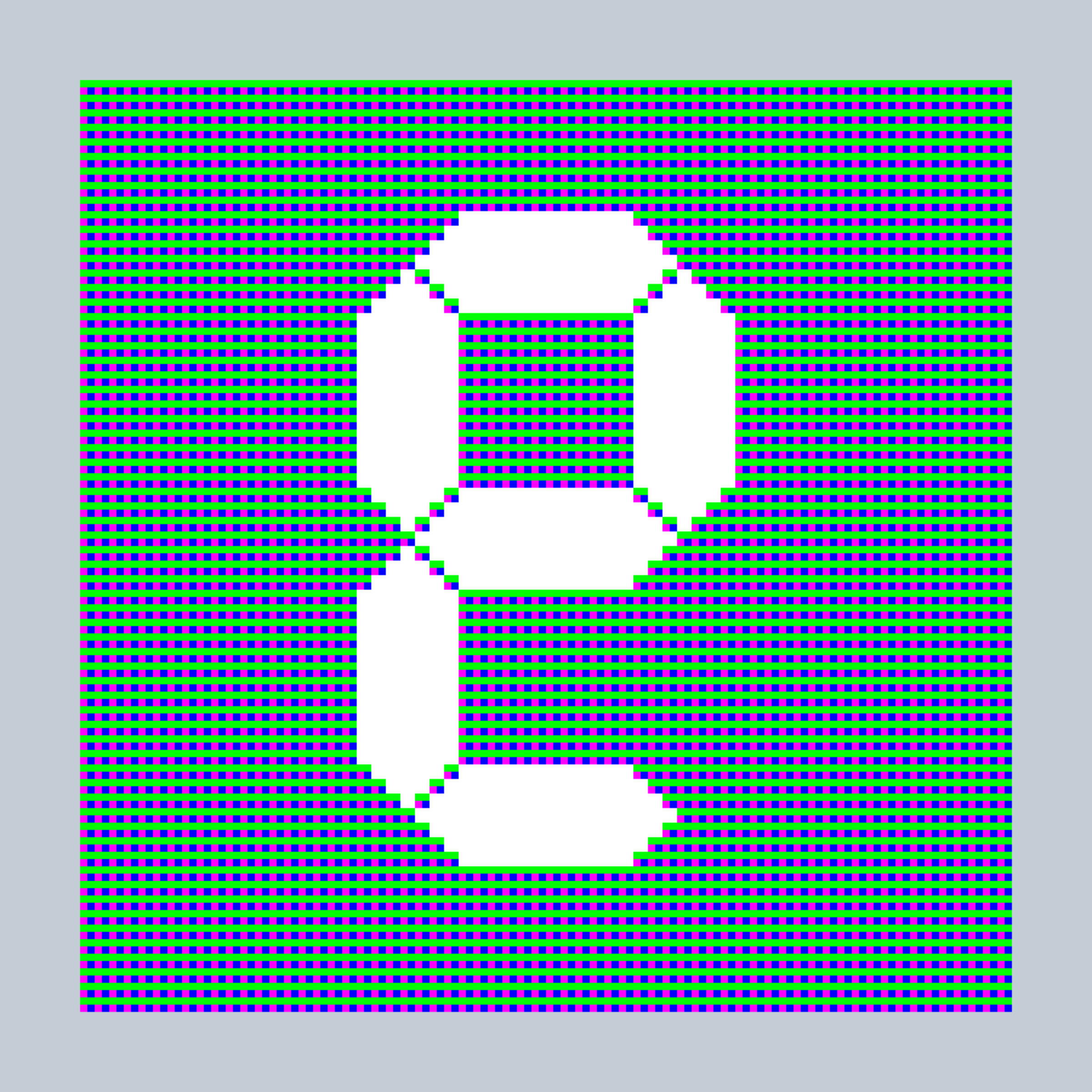 Art Blocks - Art Blocks v2 - 27-Bit Digital #584 - NFT # 21000584