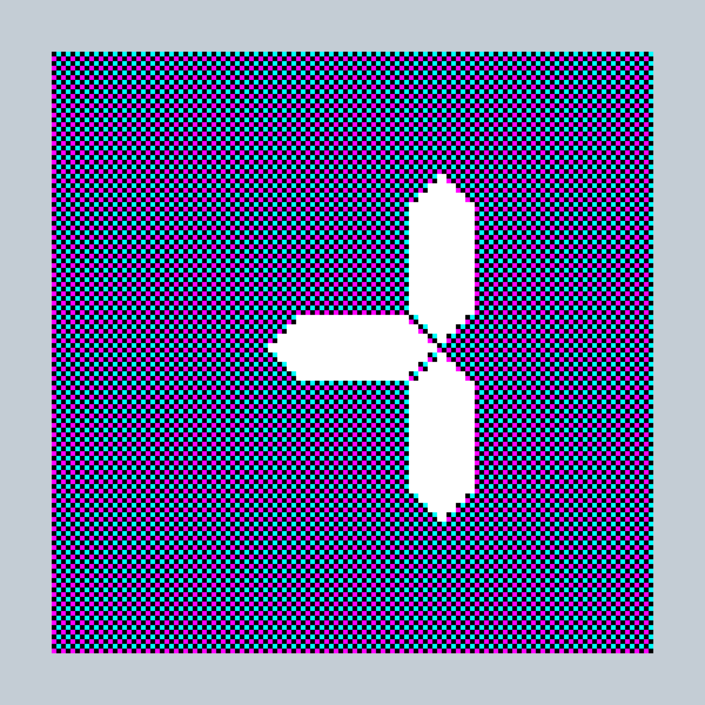 Art Blocks - Art Blocks v2 - 27-Bit Digital #585 - NFT # 21000585